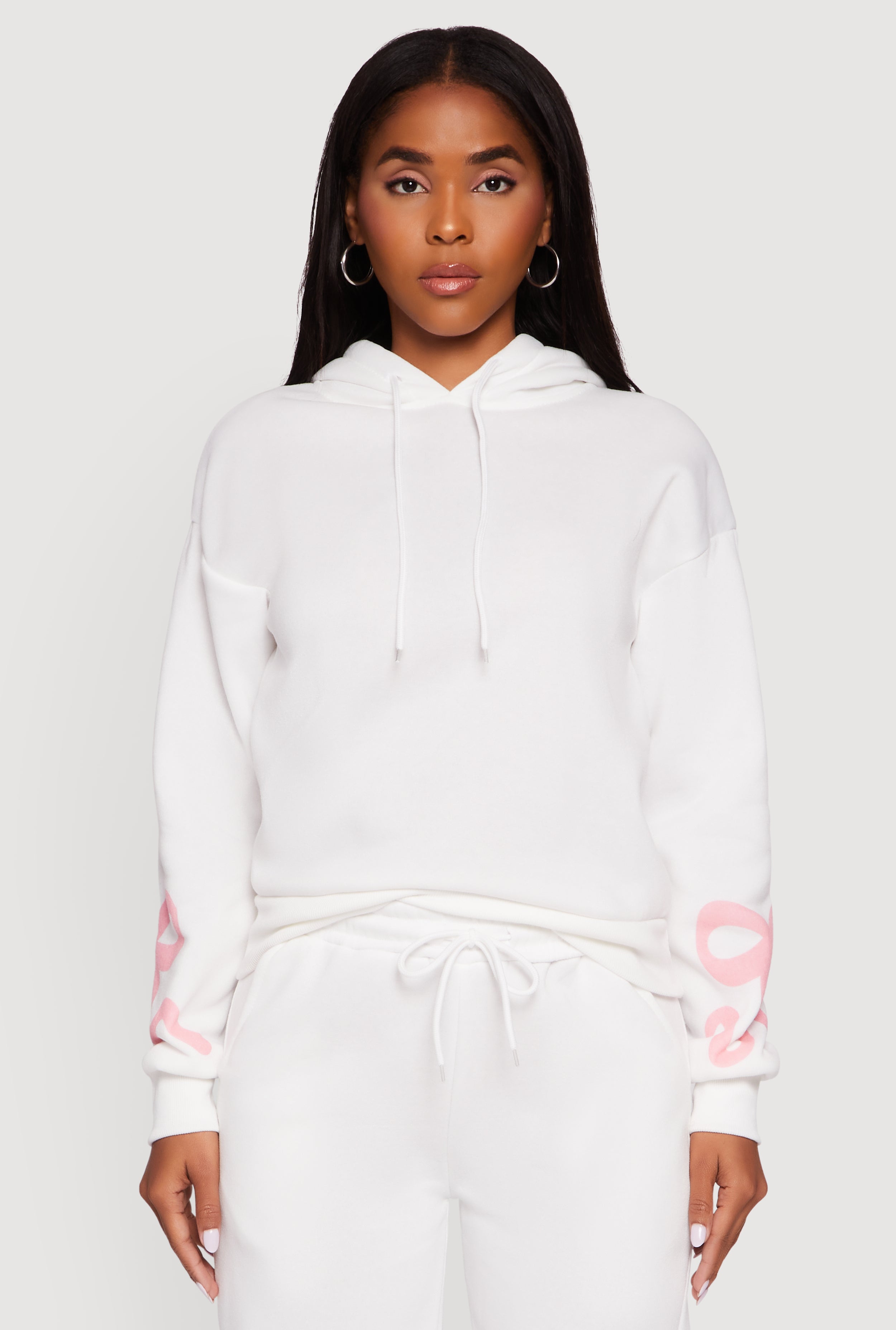 【NO BRAND】 heart designed collared sweat Miracle Textured Heart Sweater for Women in Hot Pink/Red