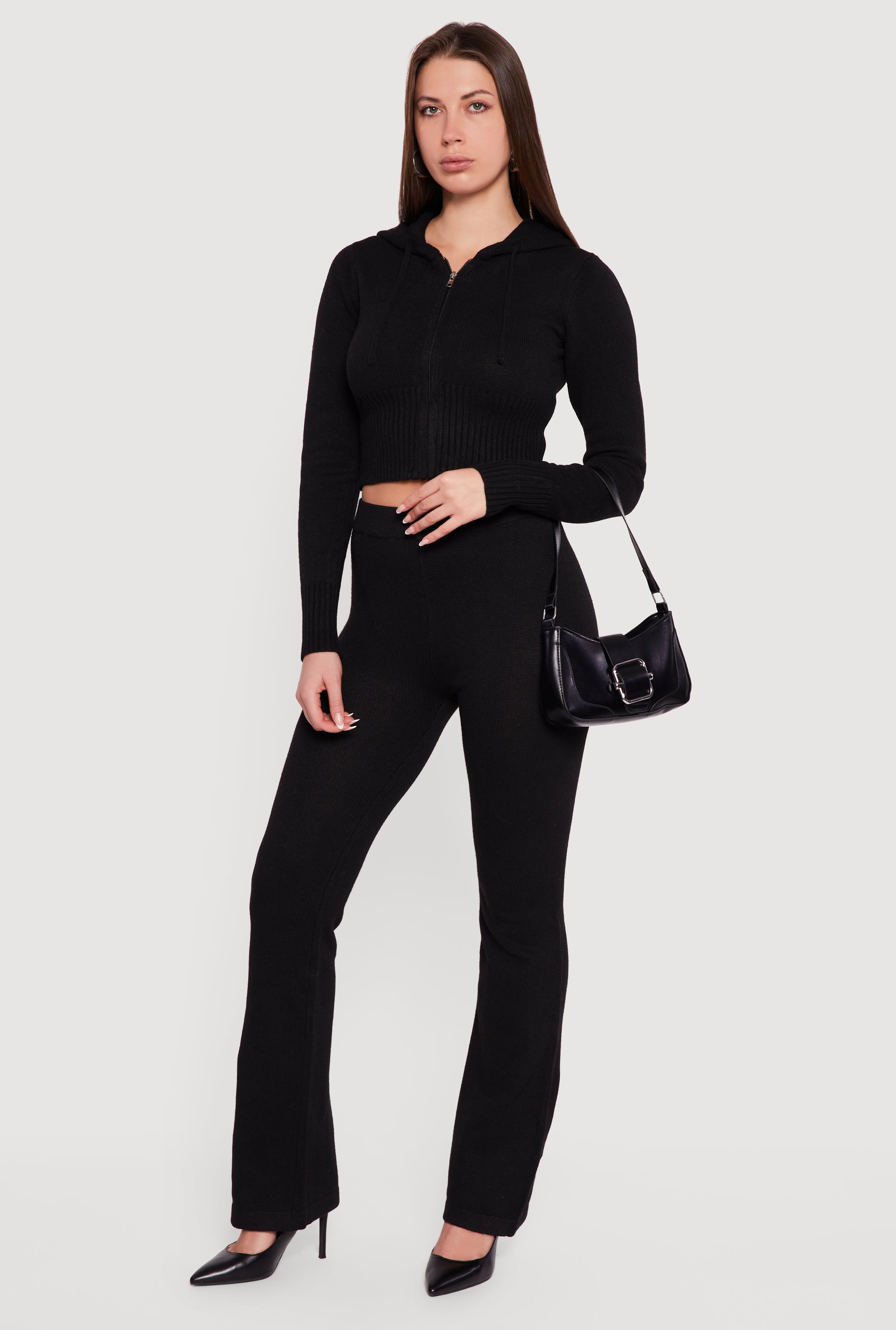 High Waisted Bootcut Pants