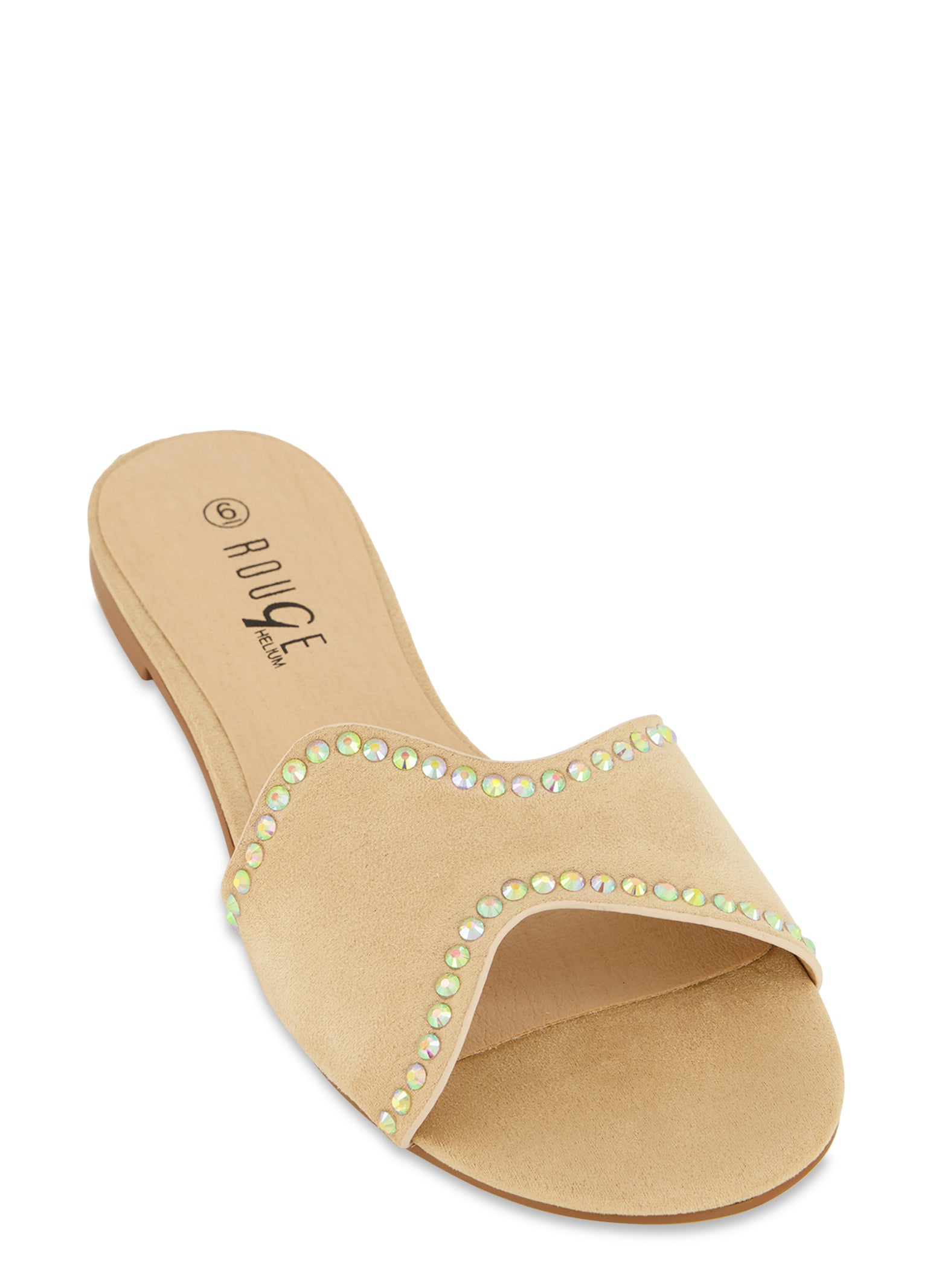 Asymmetrical open toe flat hotsell