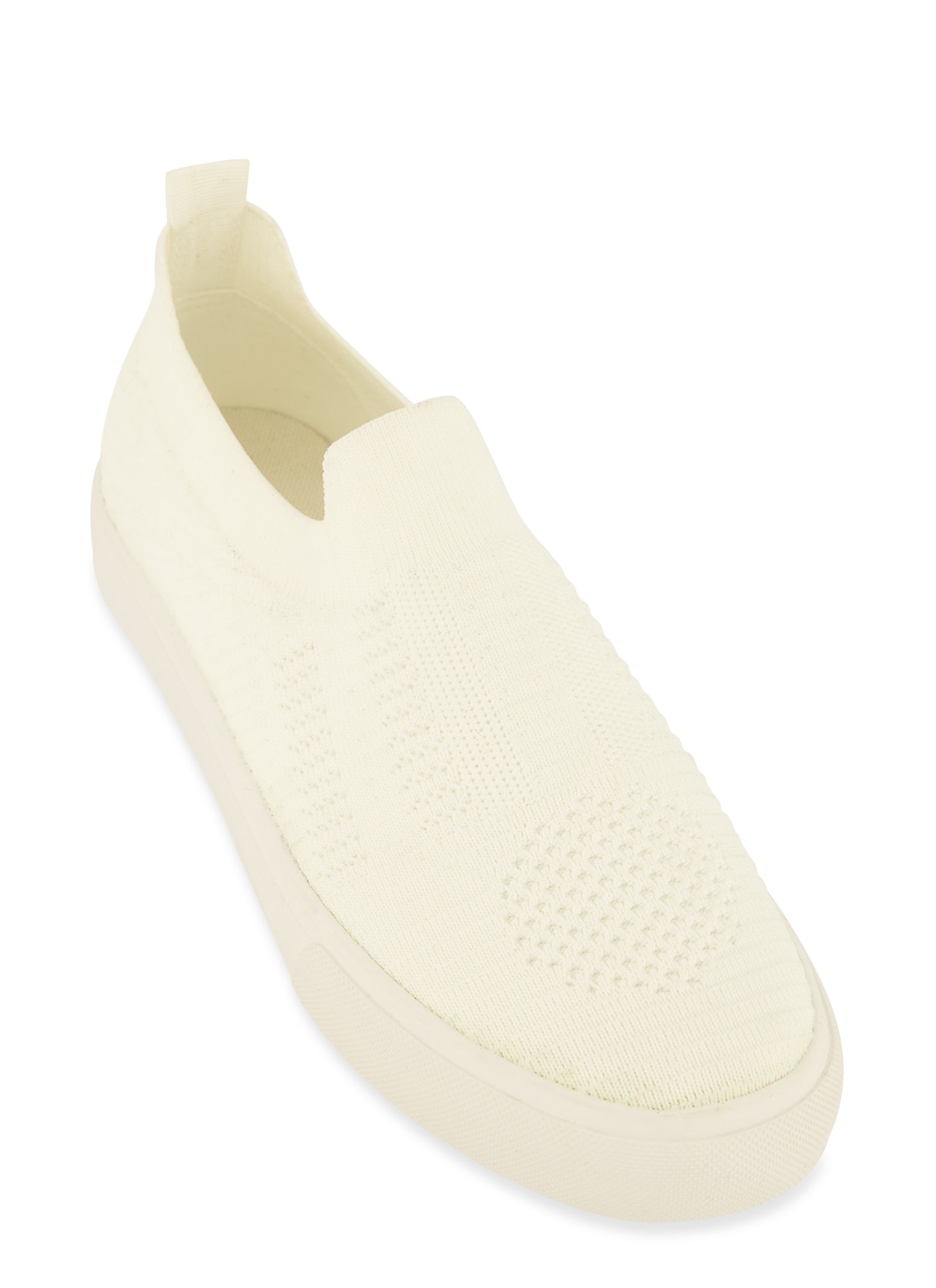 slip on knit sneakers