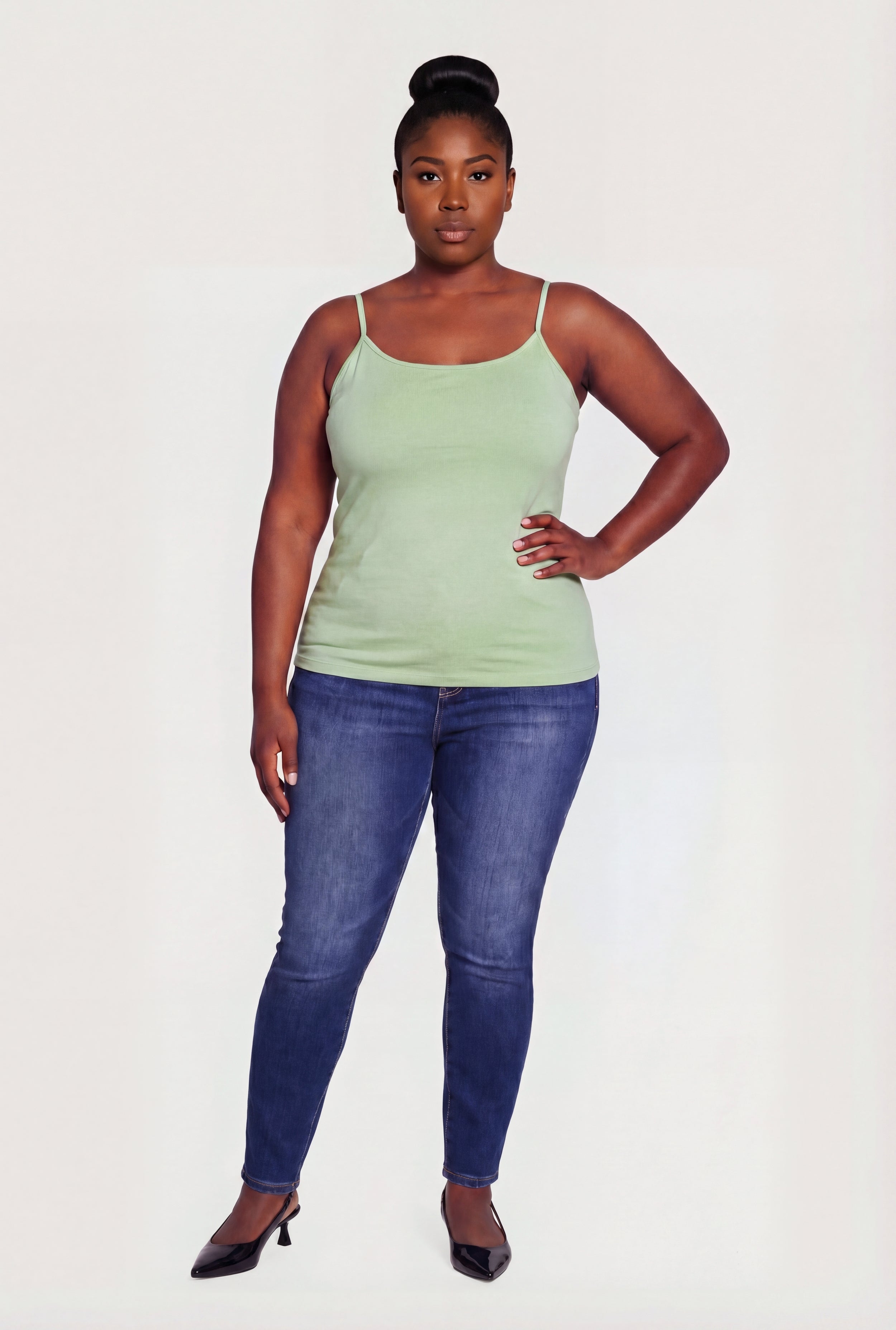 Plus Size Scoop Neck Cami