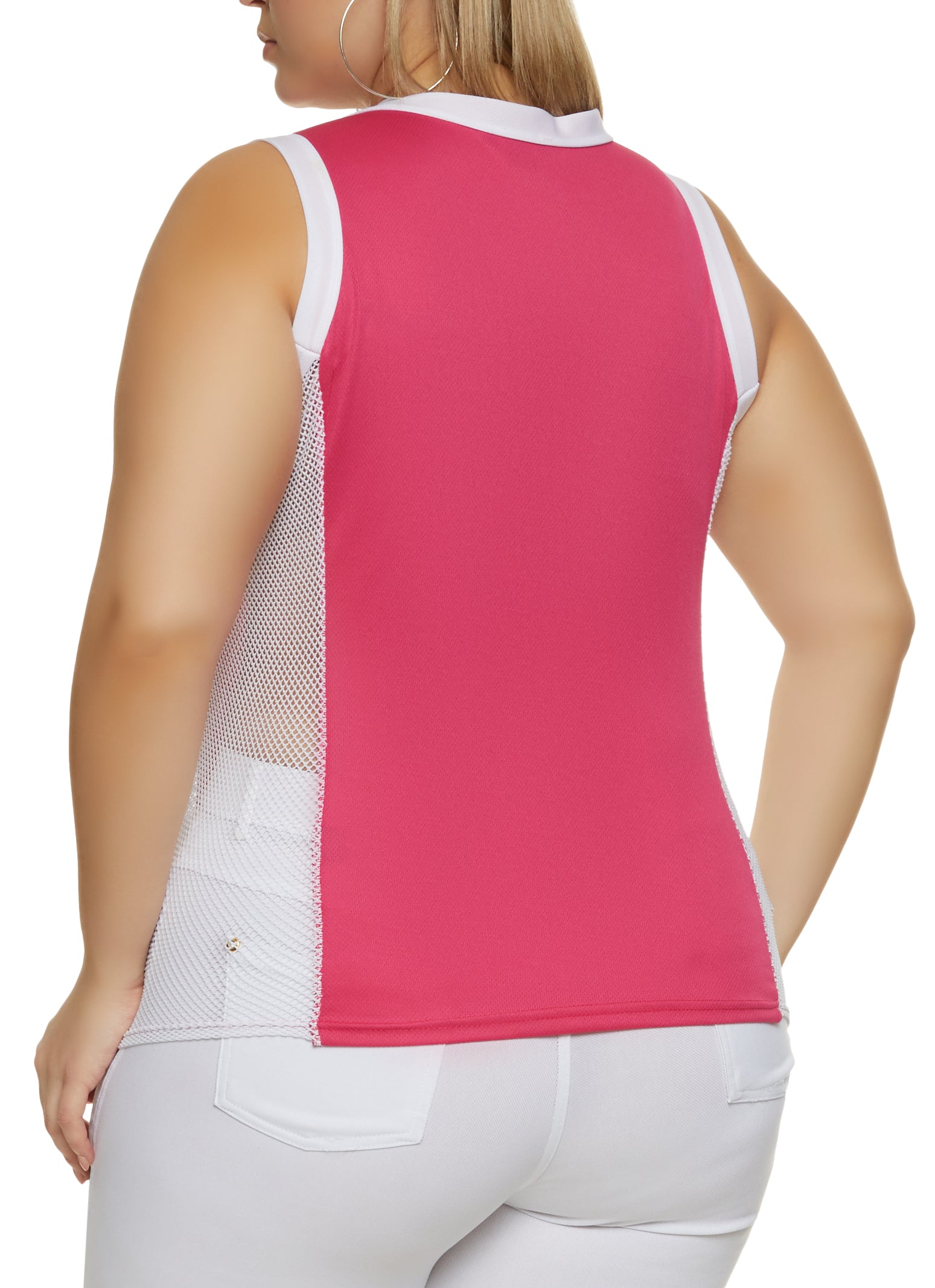 Plus Size Brooklyn 83 Detail Tank Top