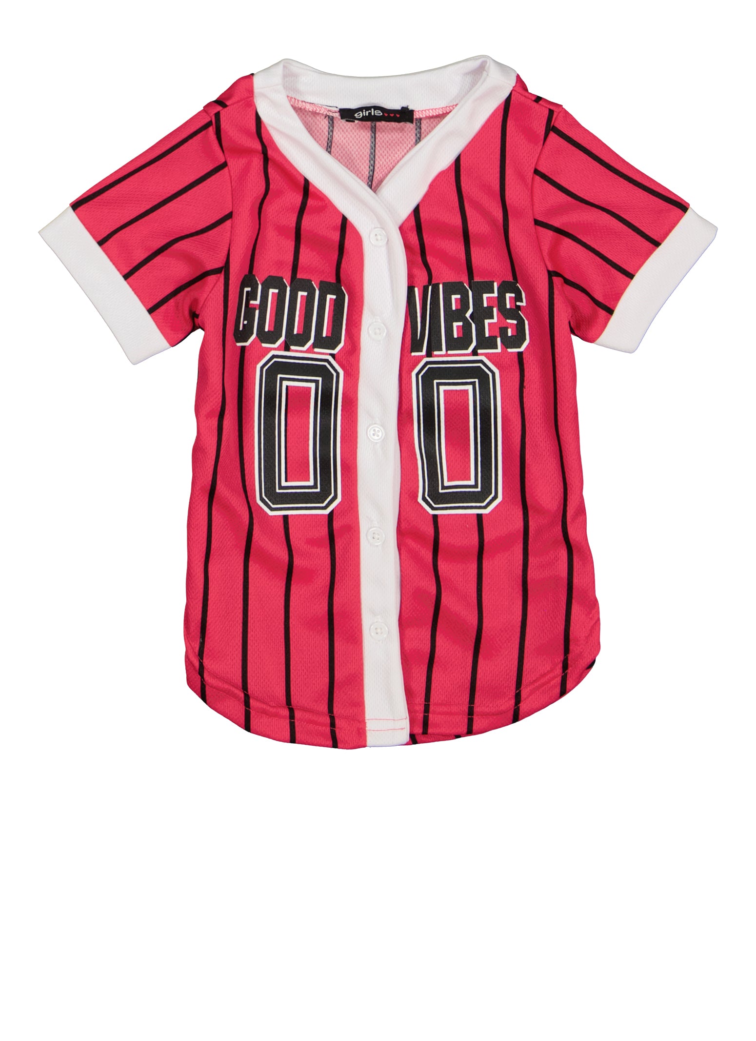 red striped baseball jersey