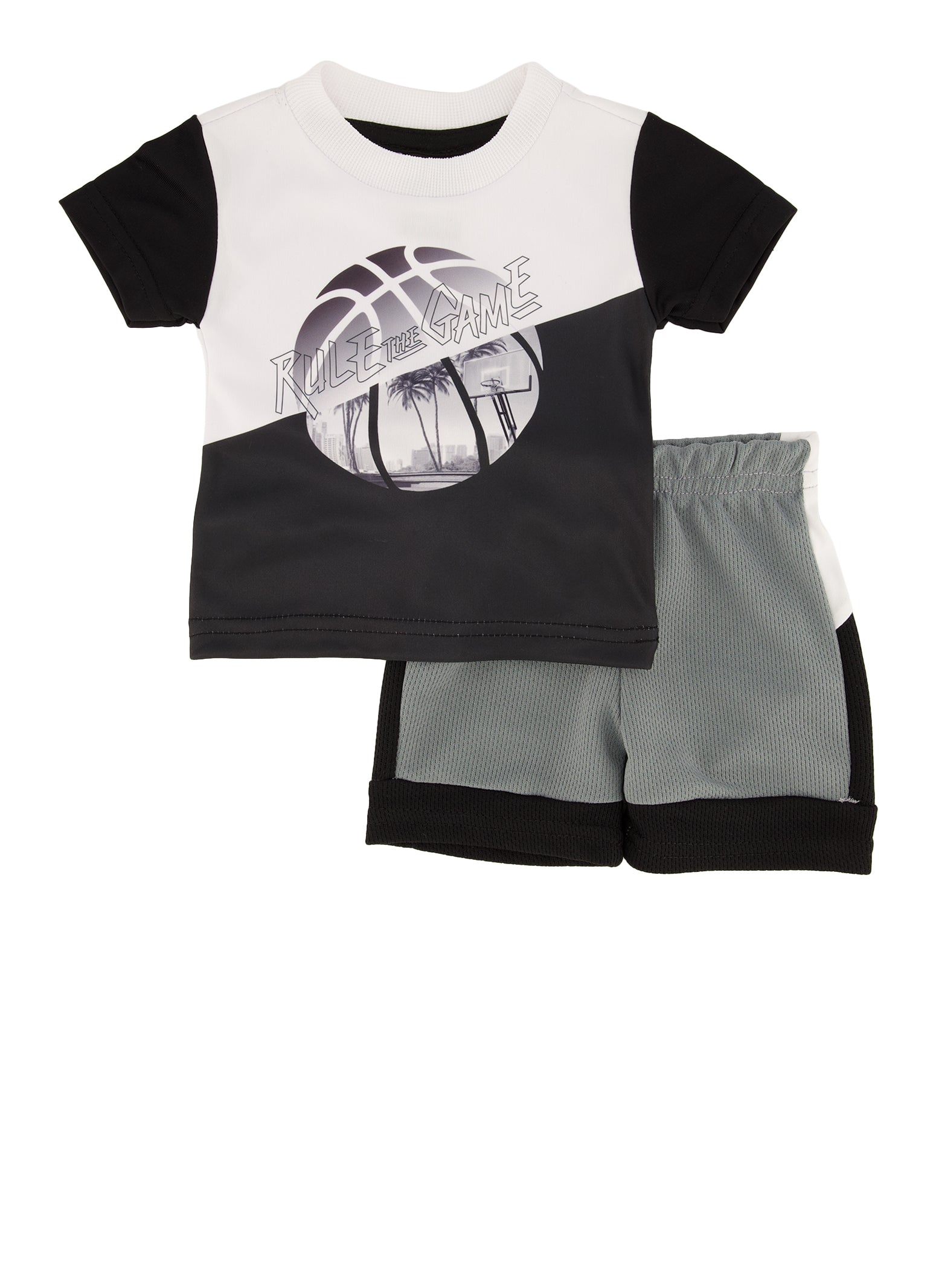 Boys Short Sleeve Basketball Graphic Tee
