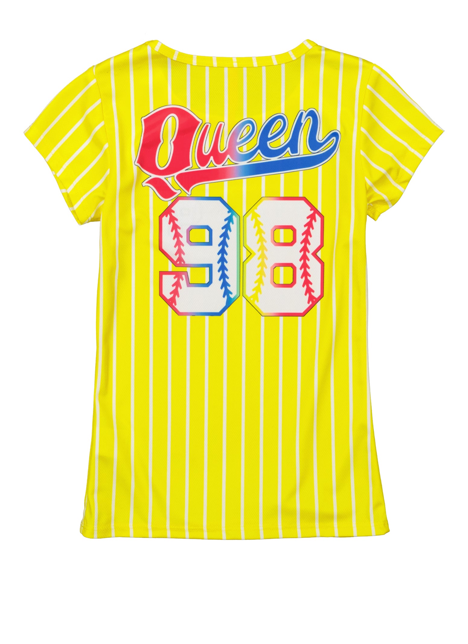 Girls Queen 98 Baseball Tee
