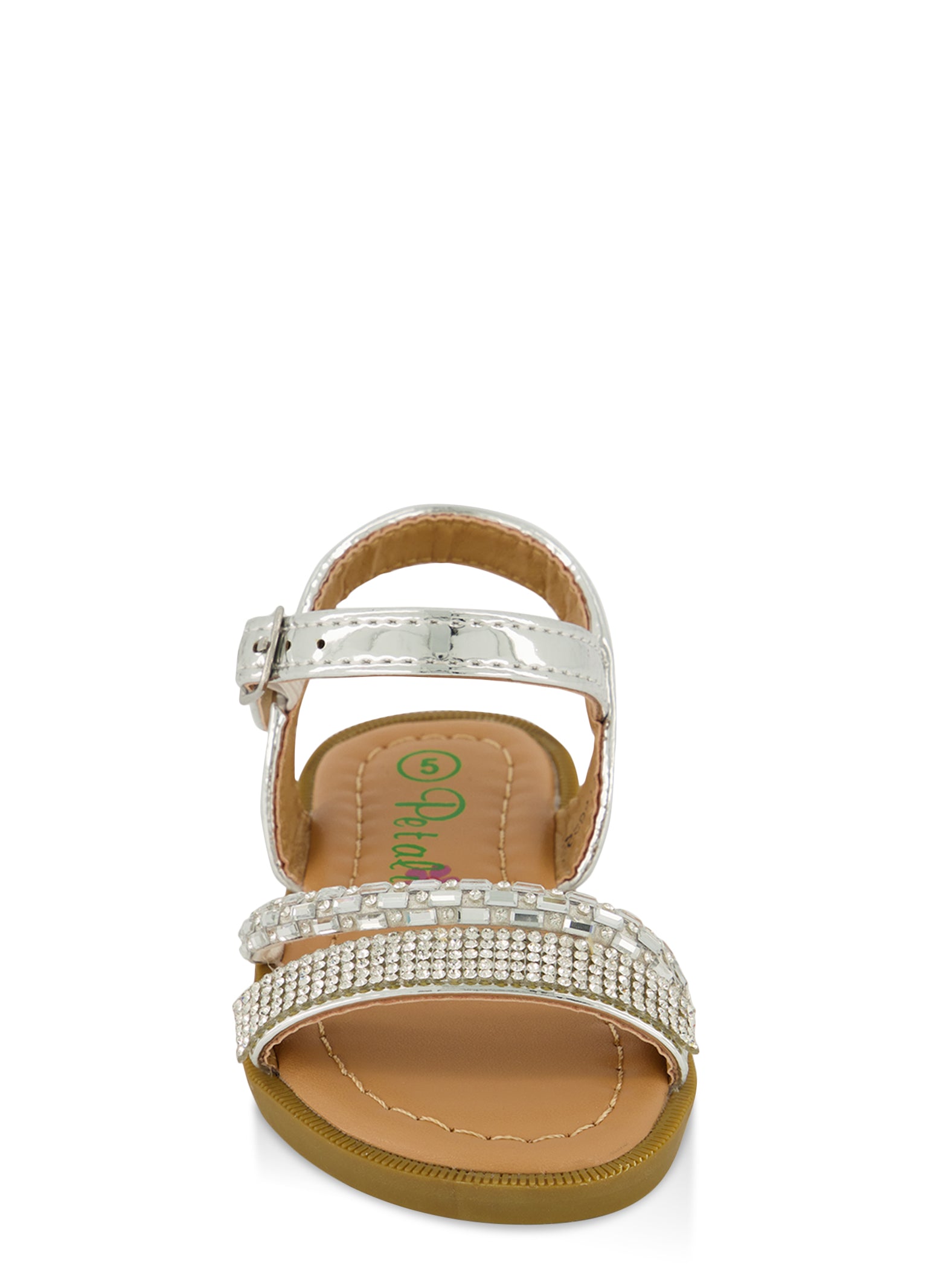 Toddler Girls Rhinestone Band Buckle Strap Sandals