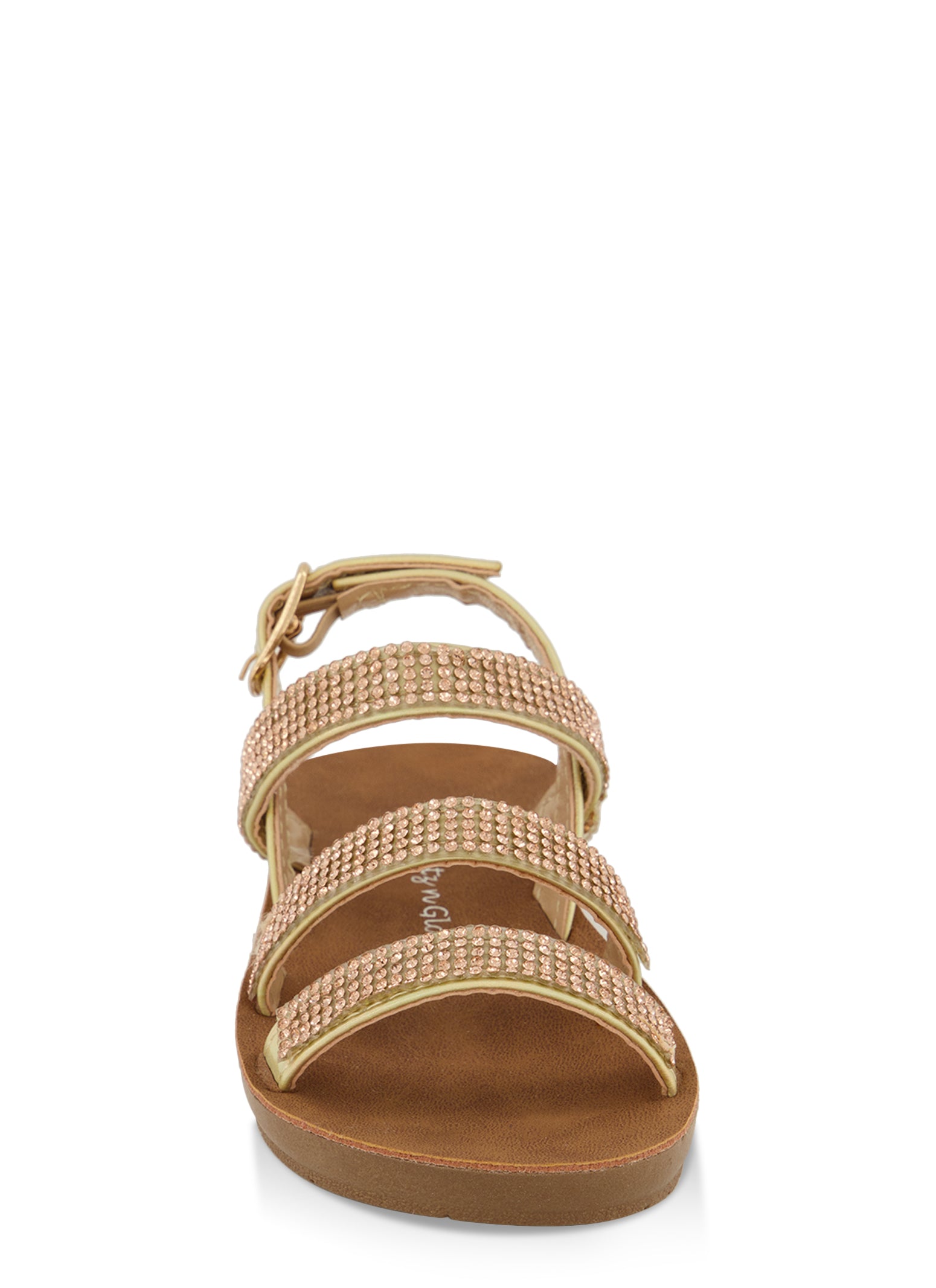 Toddler Girls Rhinestone Strappy Sandals