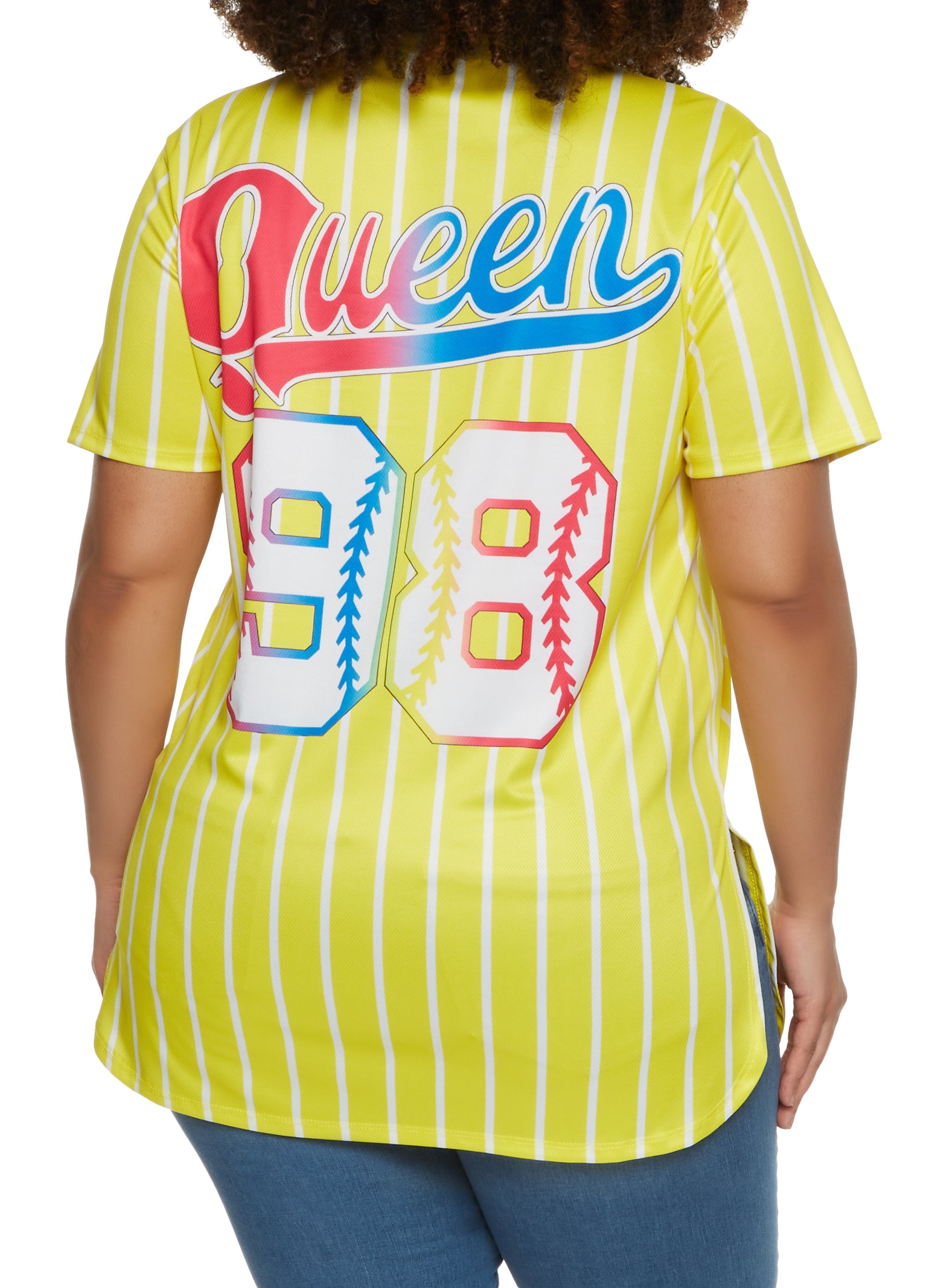Plus Size Queen Baseball Tee