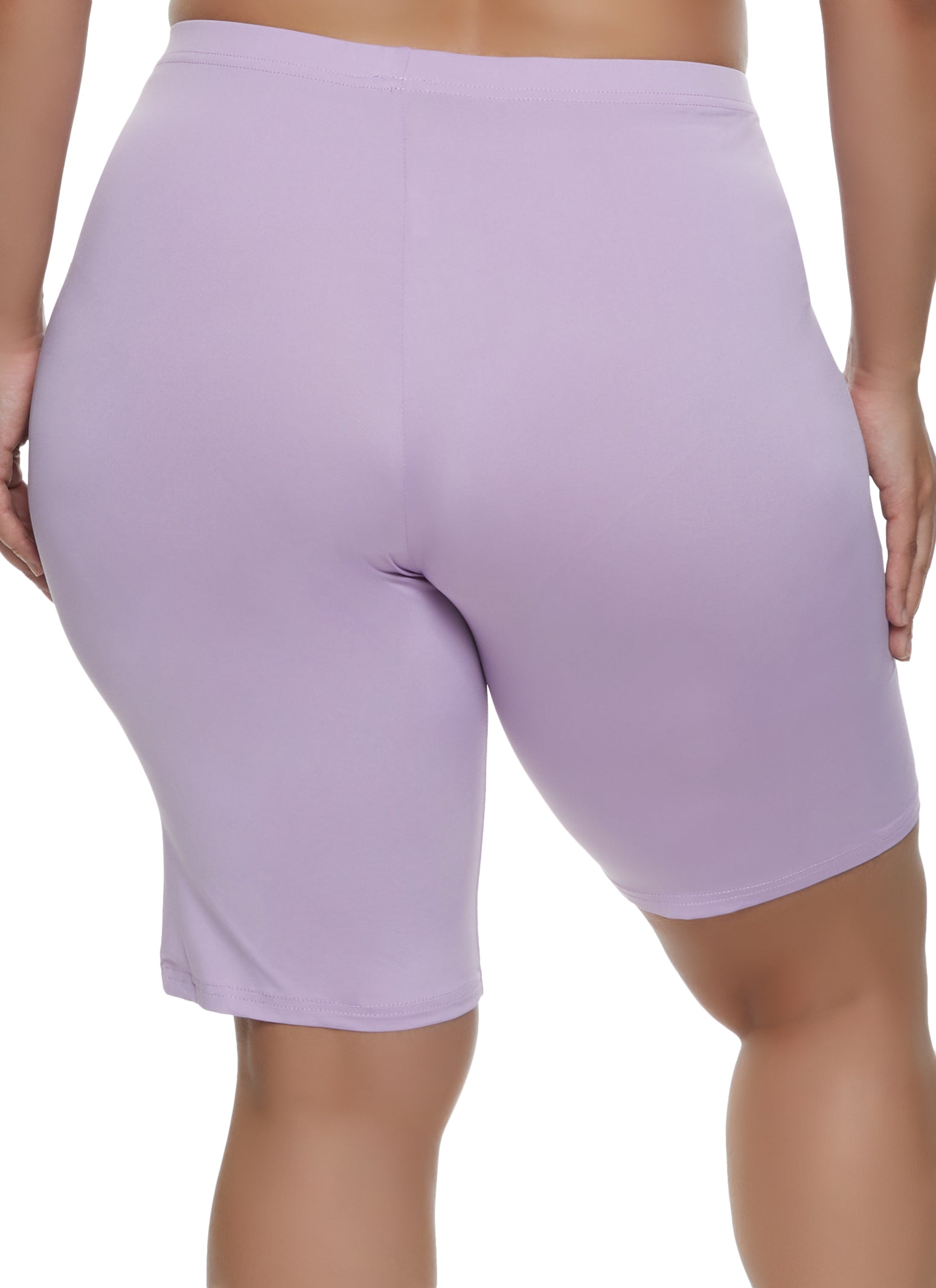 Plus Size High Waisted Cycling Shorts
