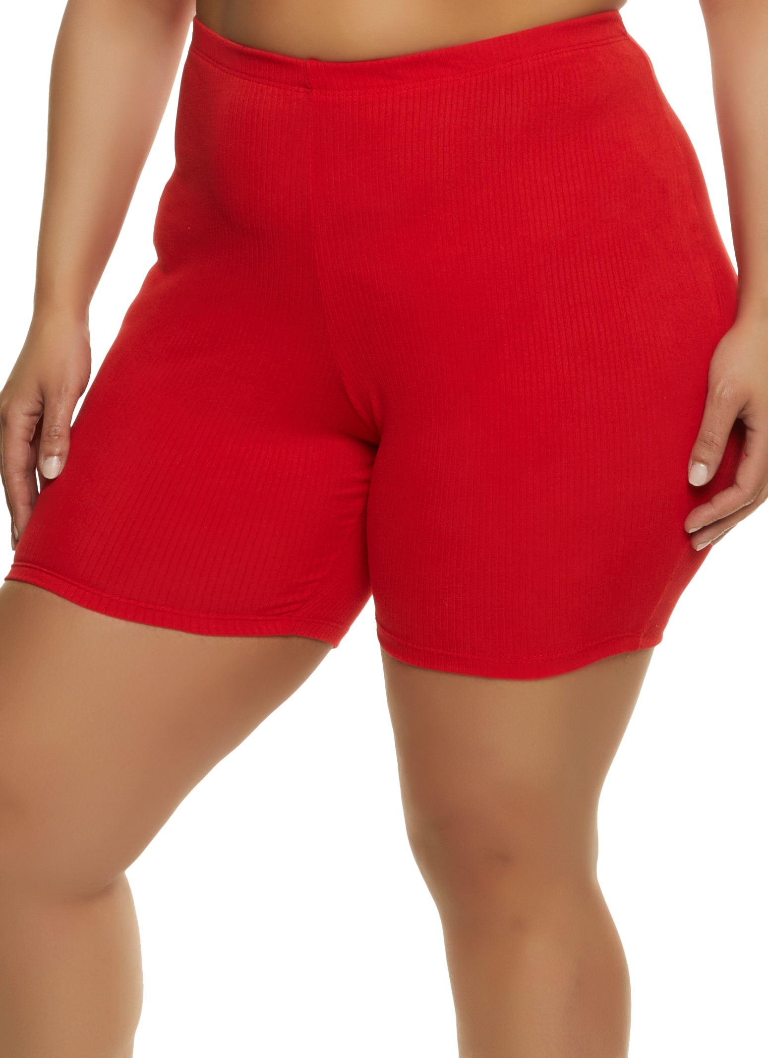 Plus Size Biker Shorts