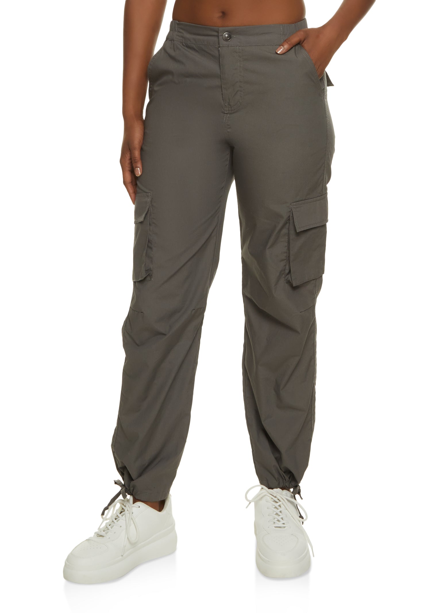 Poplin Cargo Pants