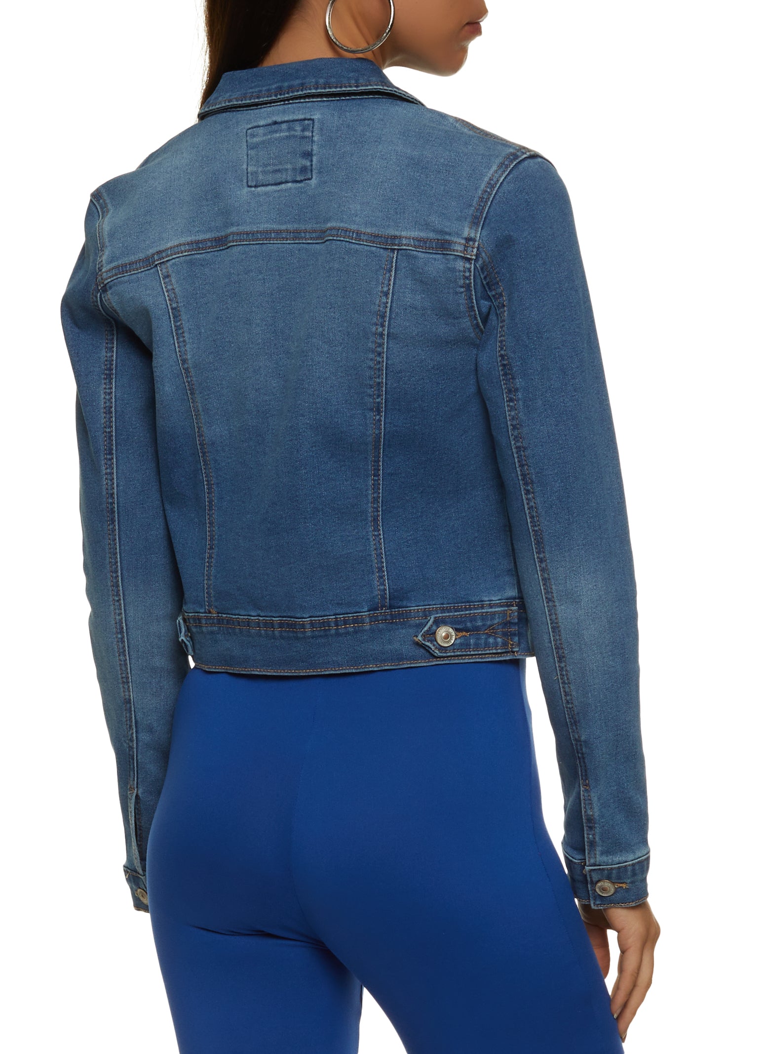 WAX Stone Wash Denim Jacket