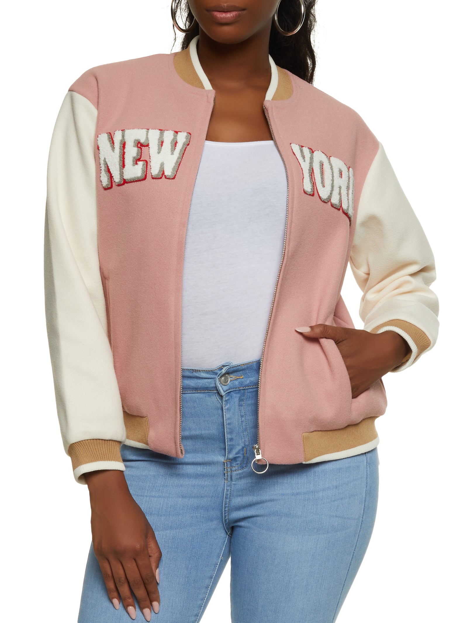 Denim Jacket with Chenille Patch