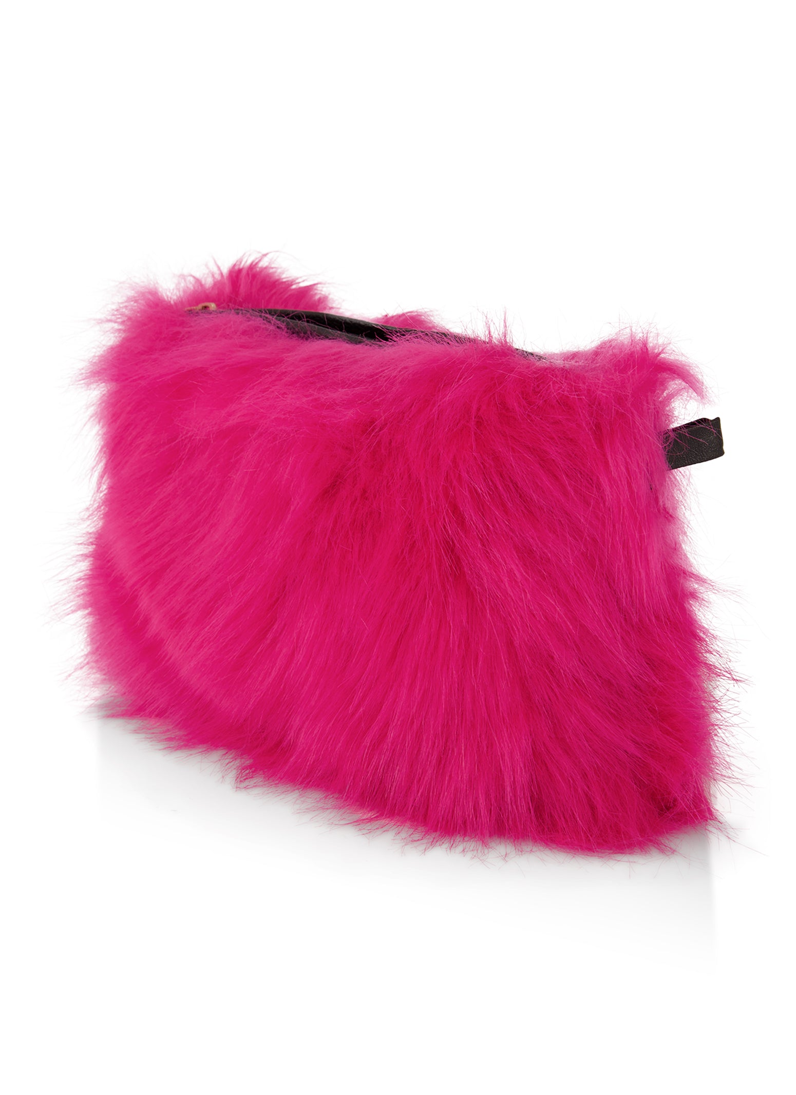 Faux fur crossbody bag Burberry Multicolour in Faux fur - 25775632