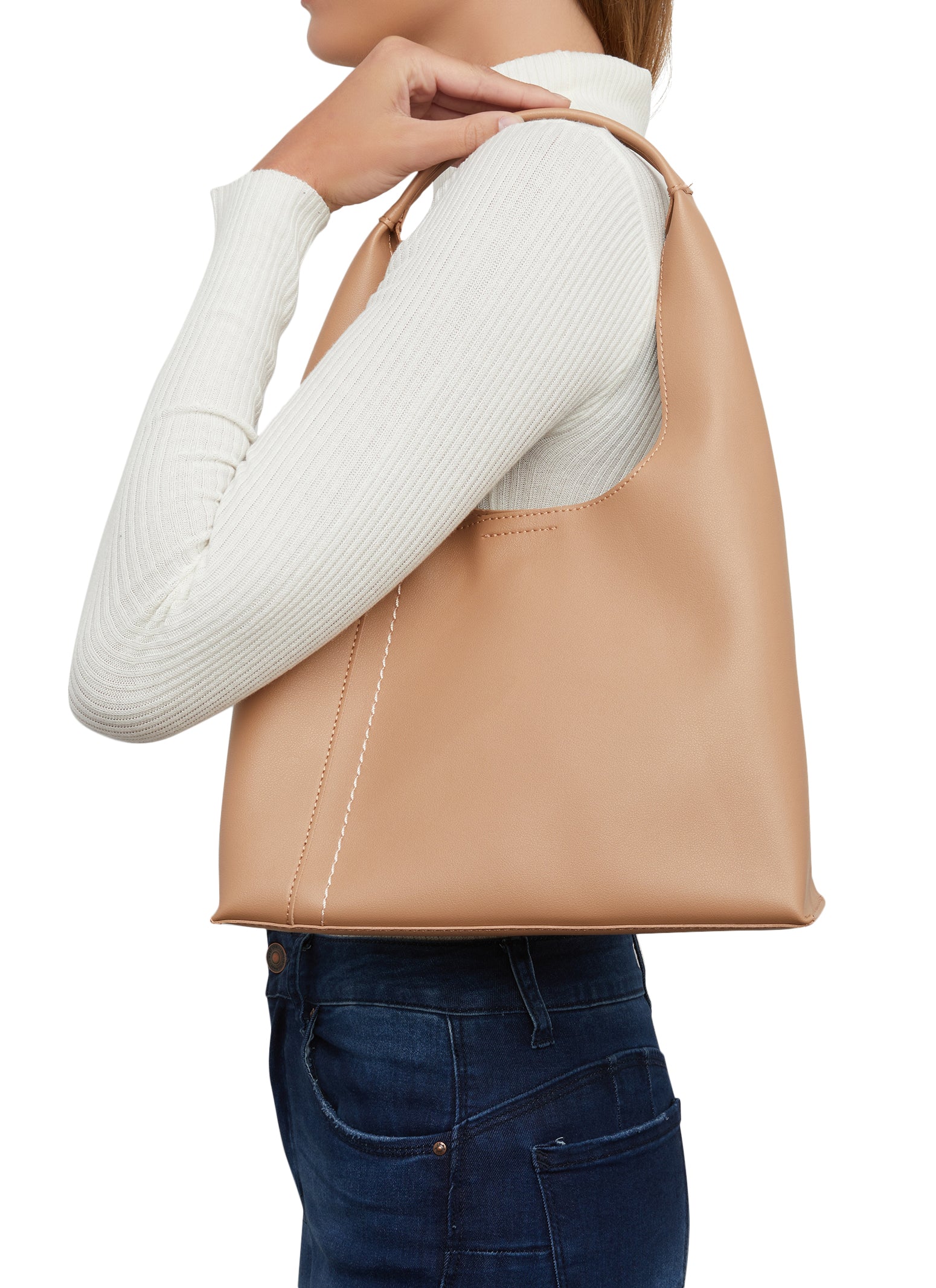 Women's Faux Leather Hobo Bag