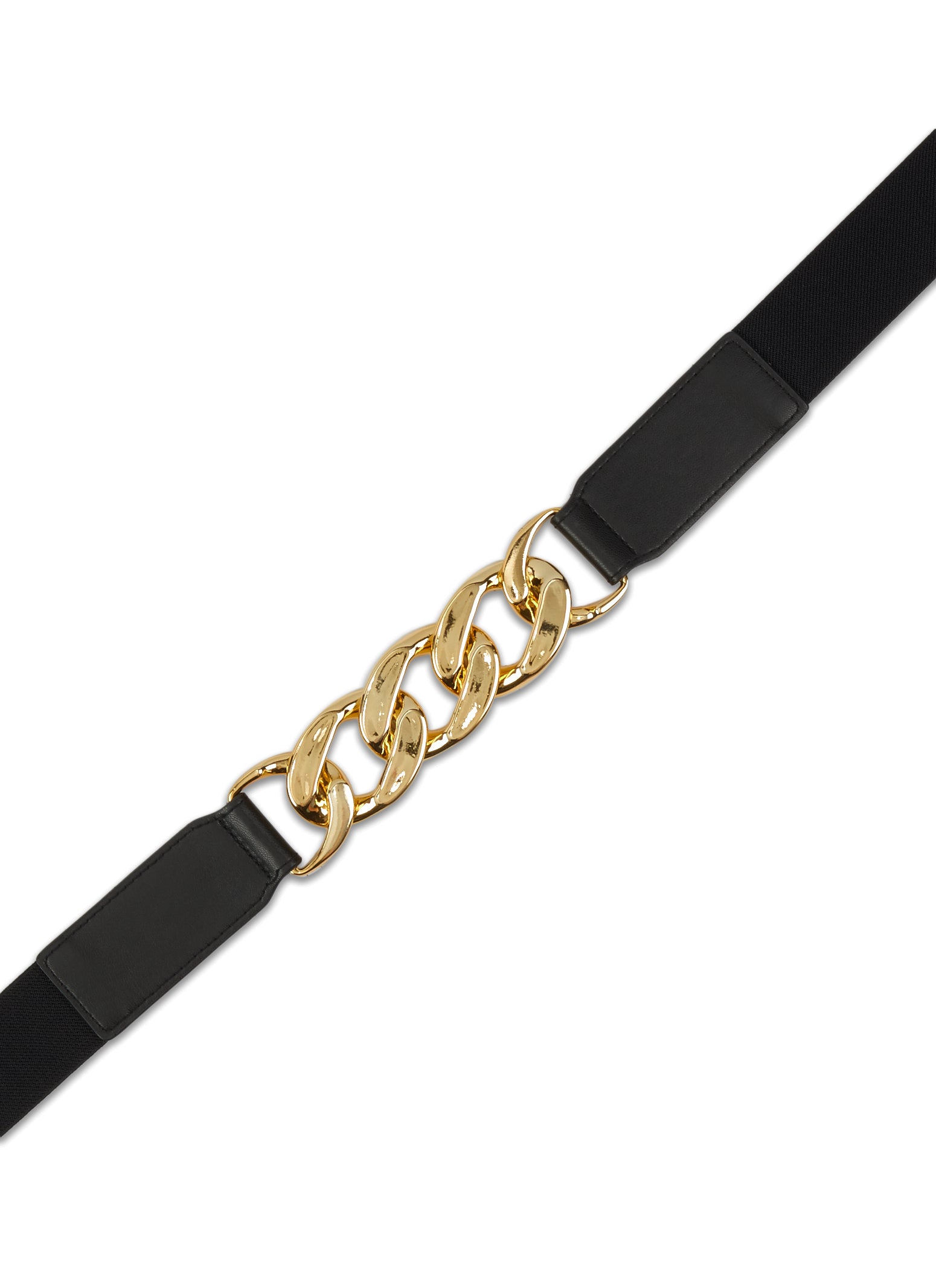 Curb Chain Detail Stretch Belt