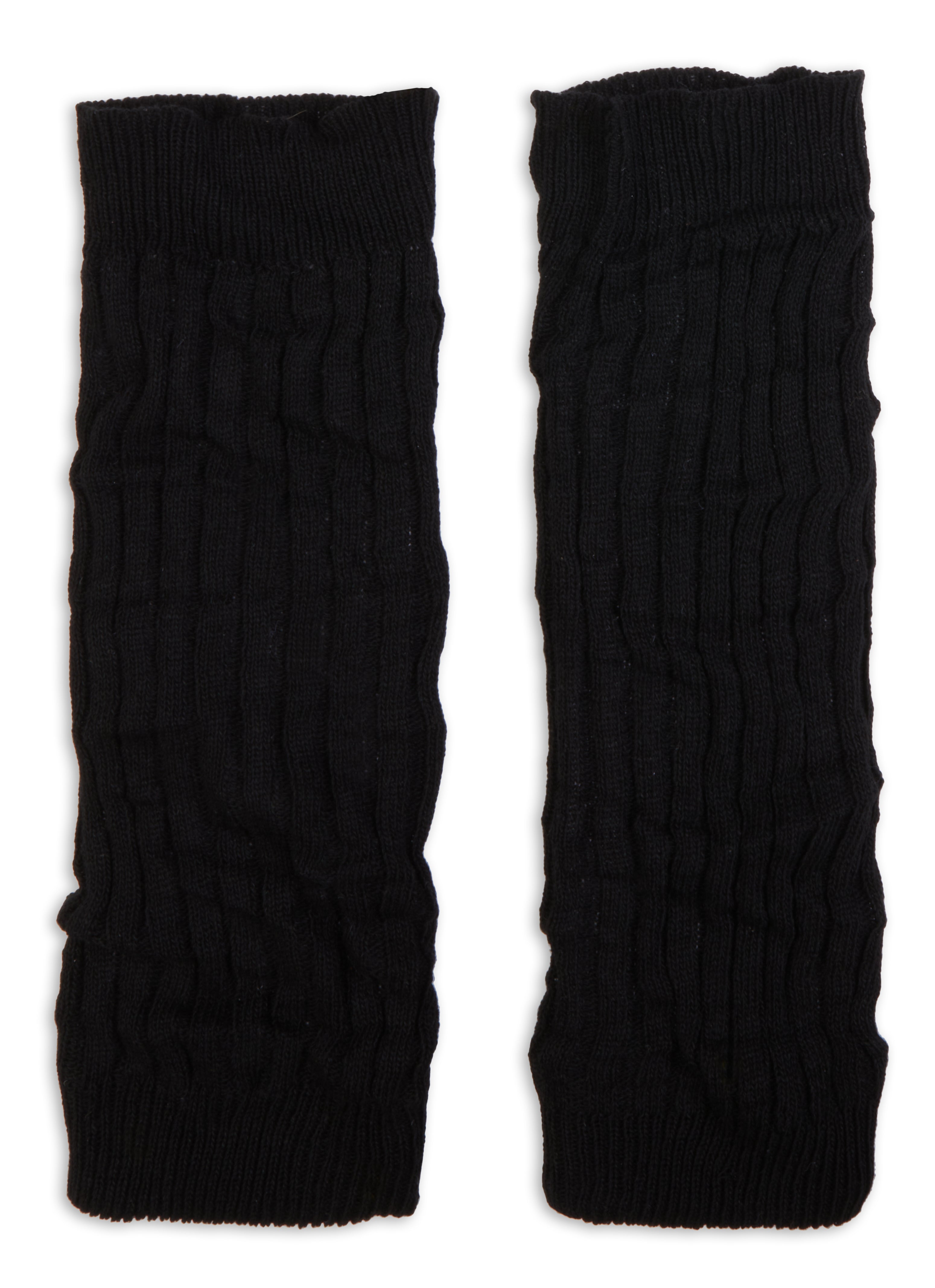 Ribbed Knit Leg Warmers