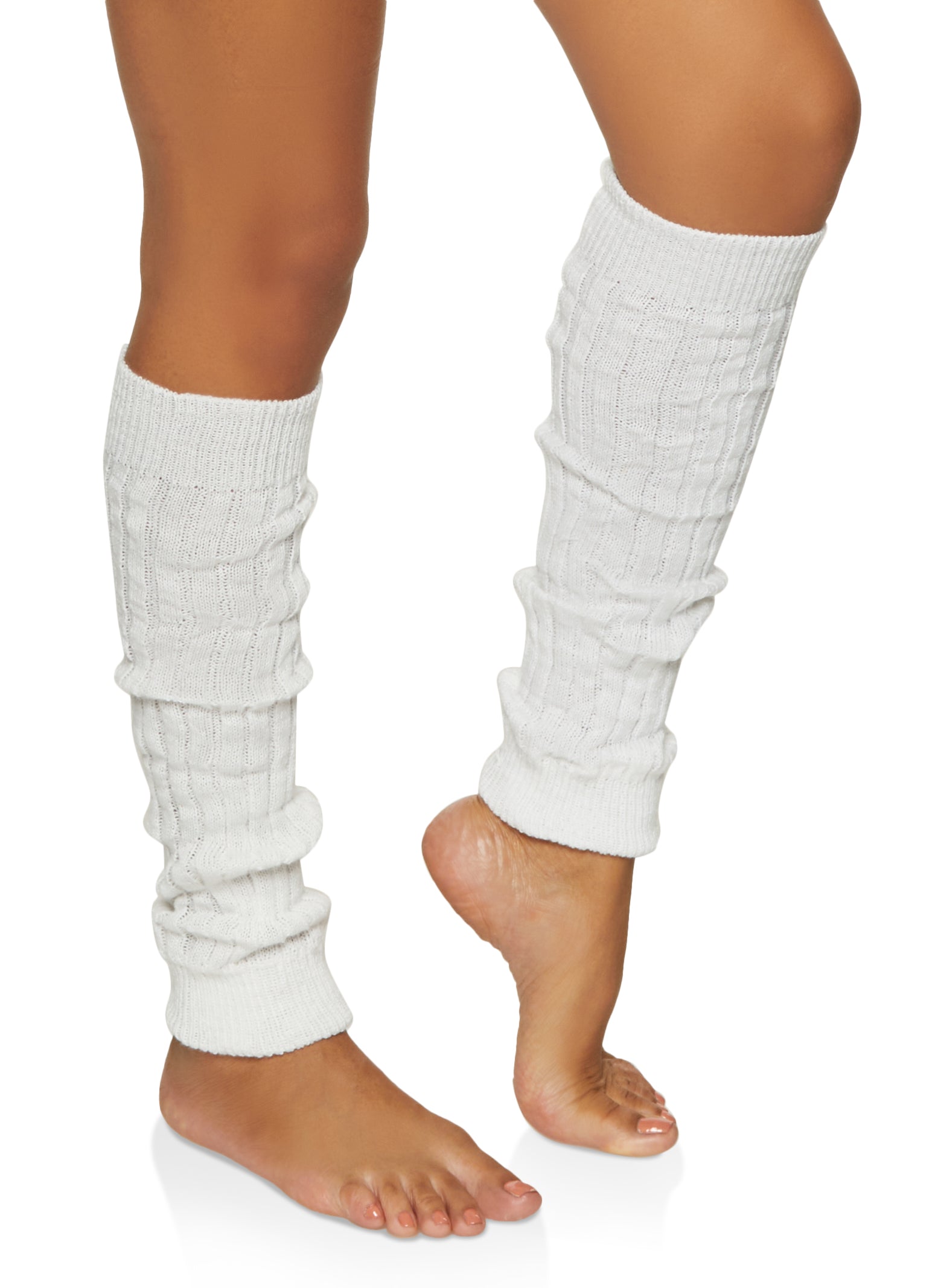 Ribbed Knit Leg Warmers