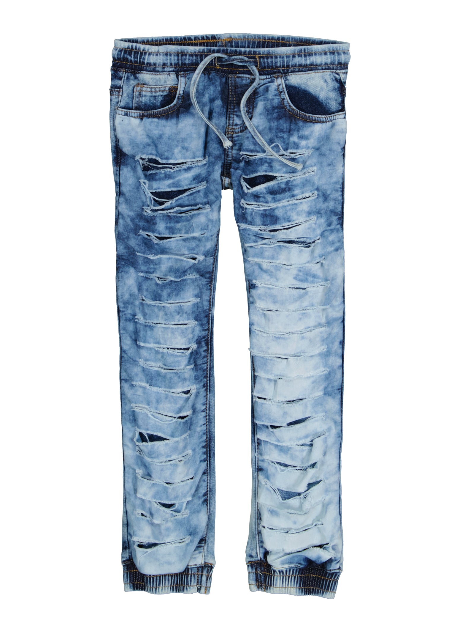 A-Lab Ashlee Extra Baggy Blue Wash Denim Jeans