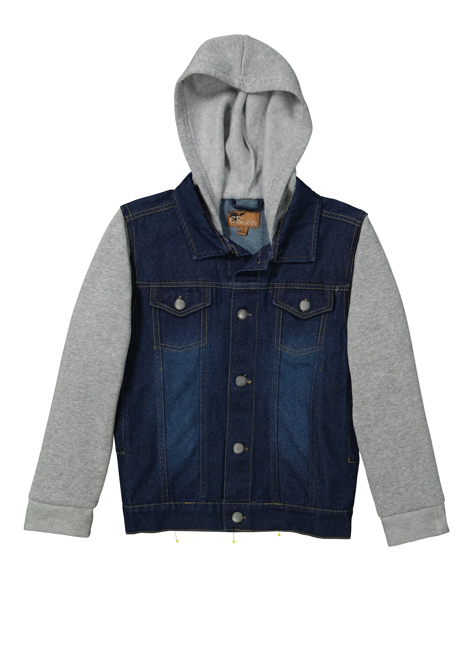 Boys Hooded Denim Jacket
