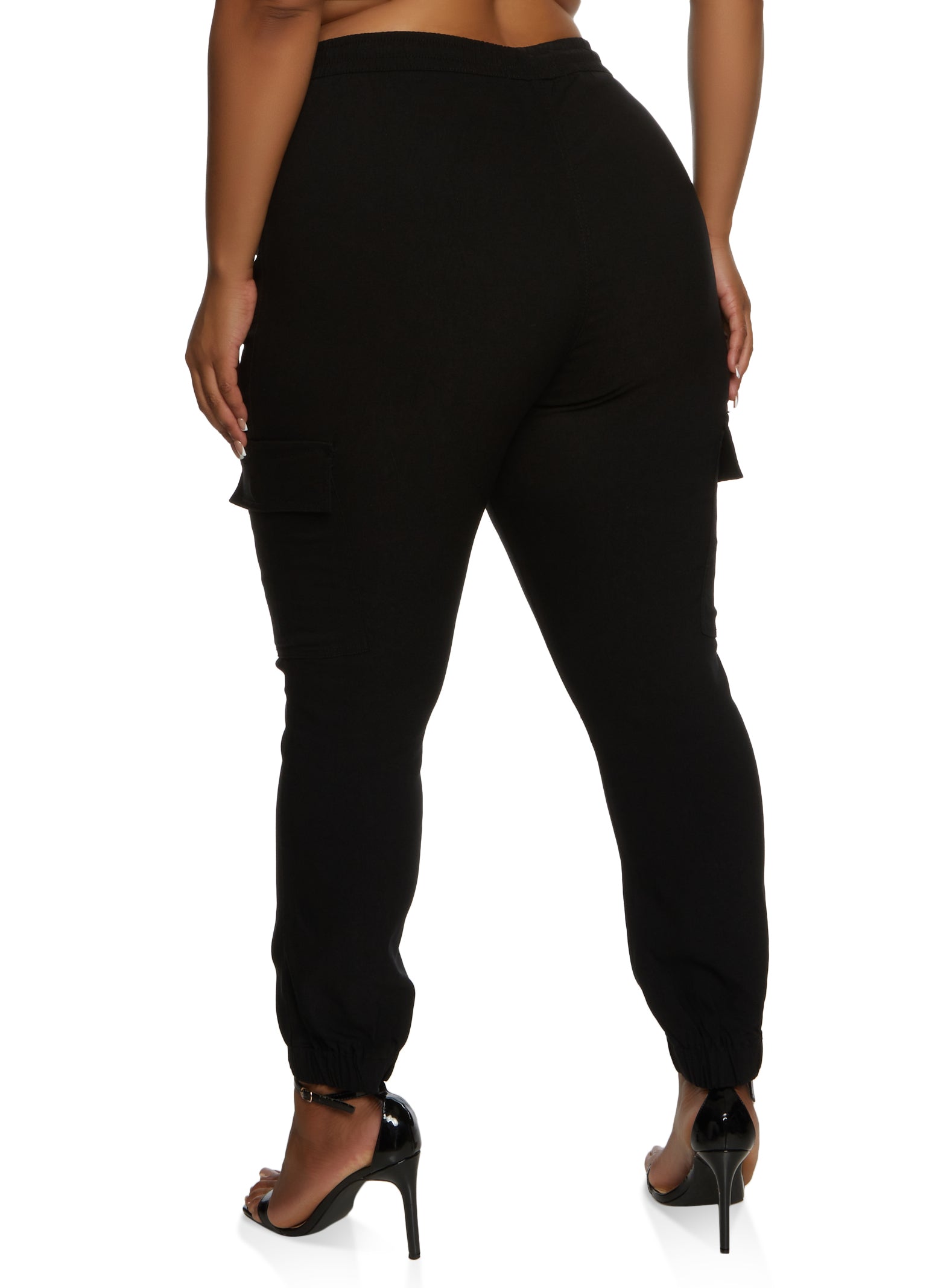Plus Size Hyperstretch Cargo Joggers