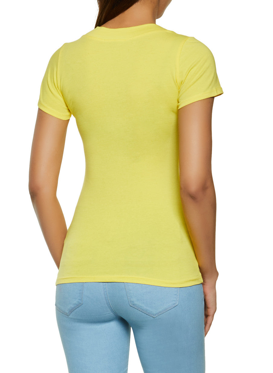 Basic V Neck Tee