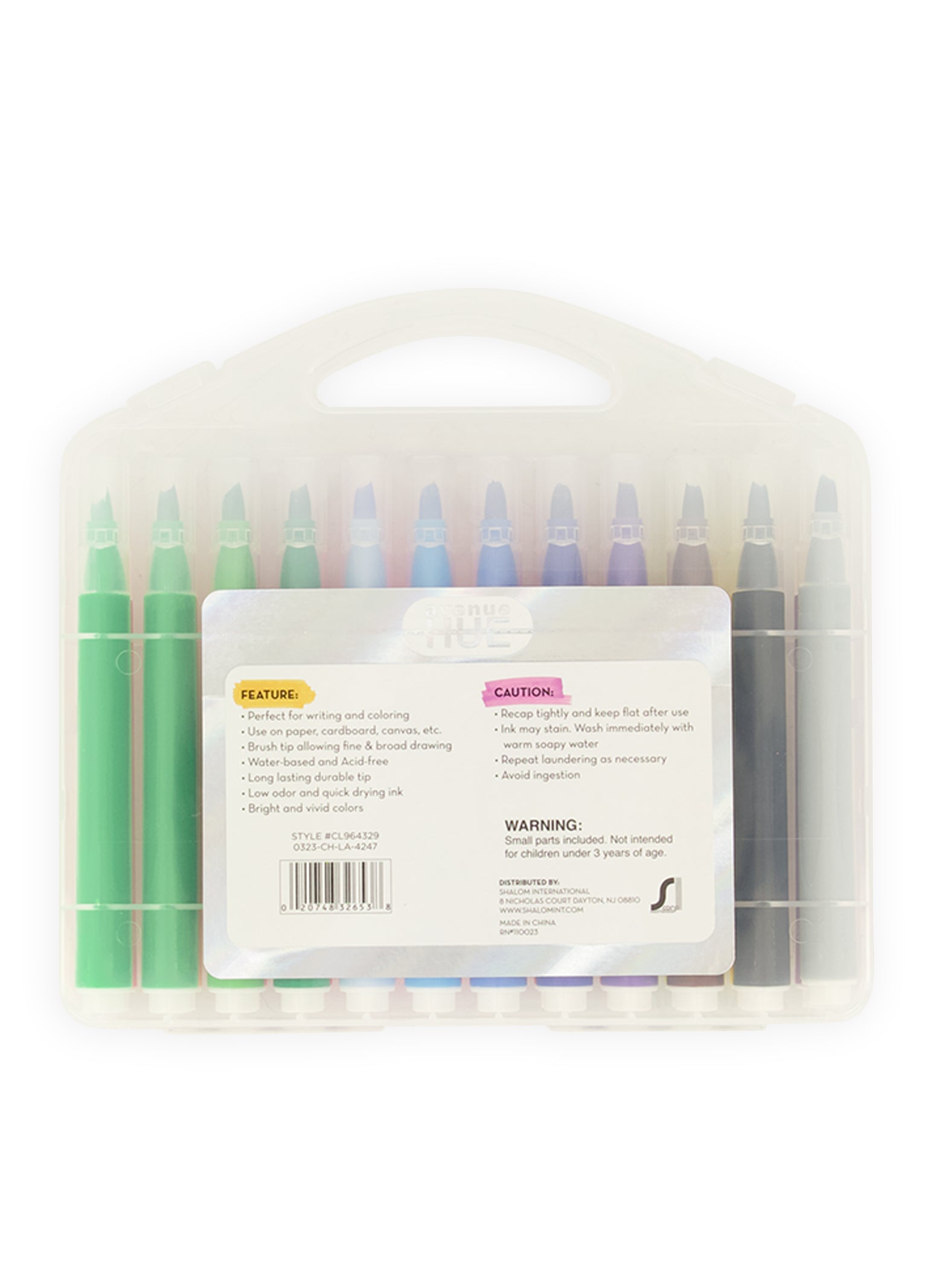 Set of 24 Brush Tip Markers - Multi Color