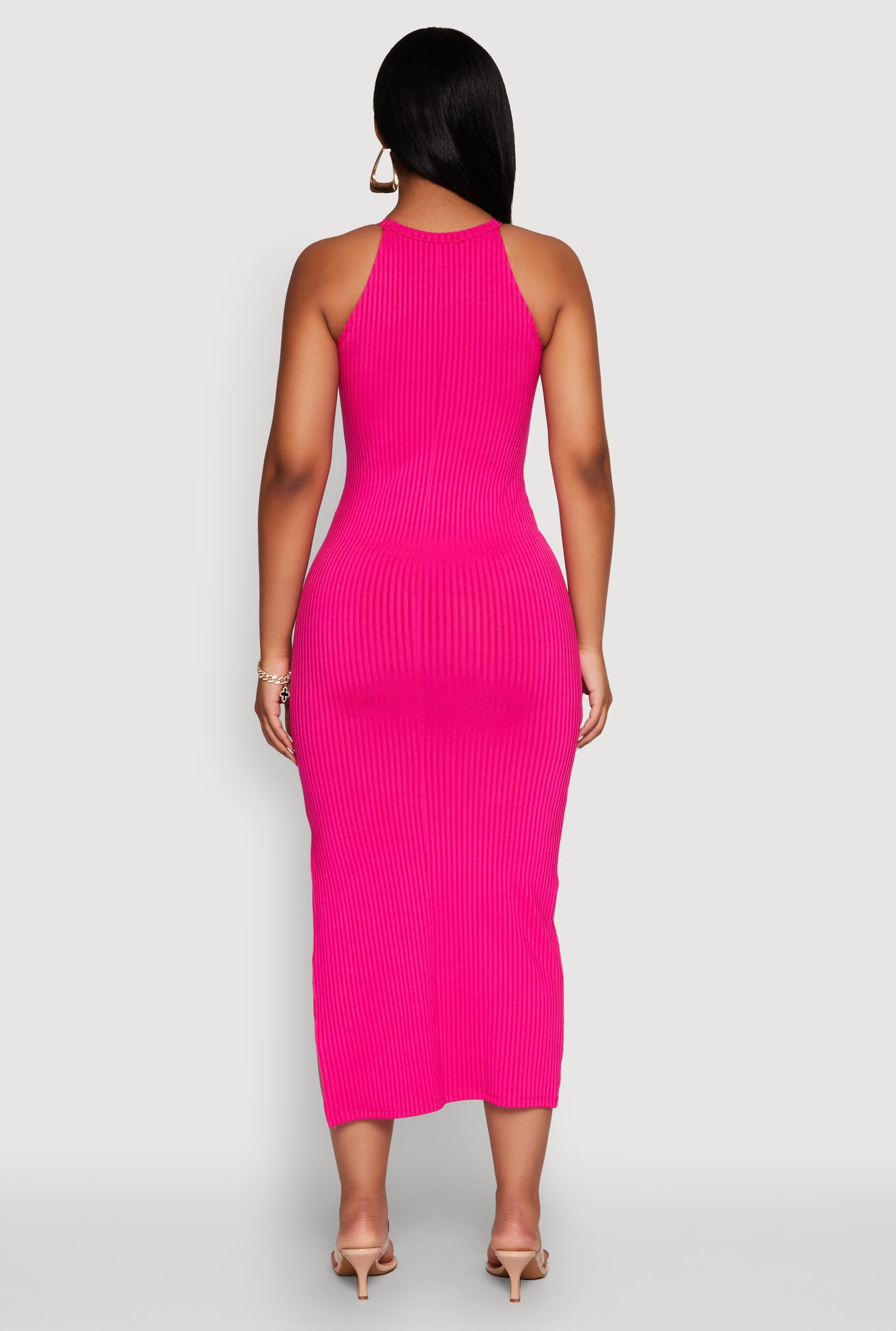 High Neck Maxi Tank Dress