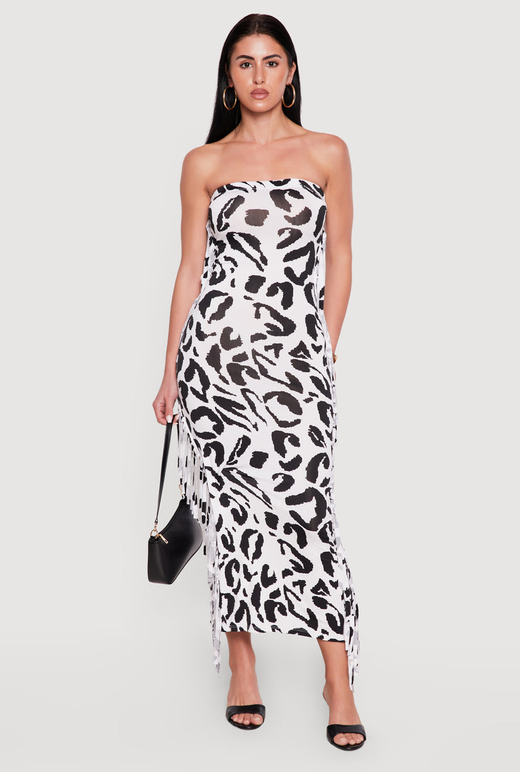 Printed Formal Dress | Rainbow Shops