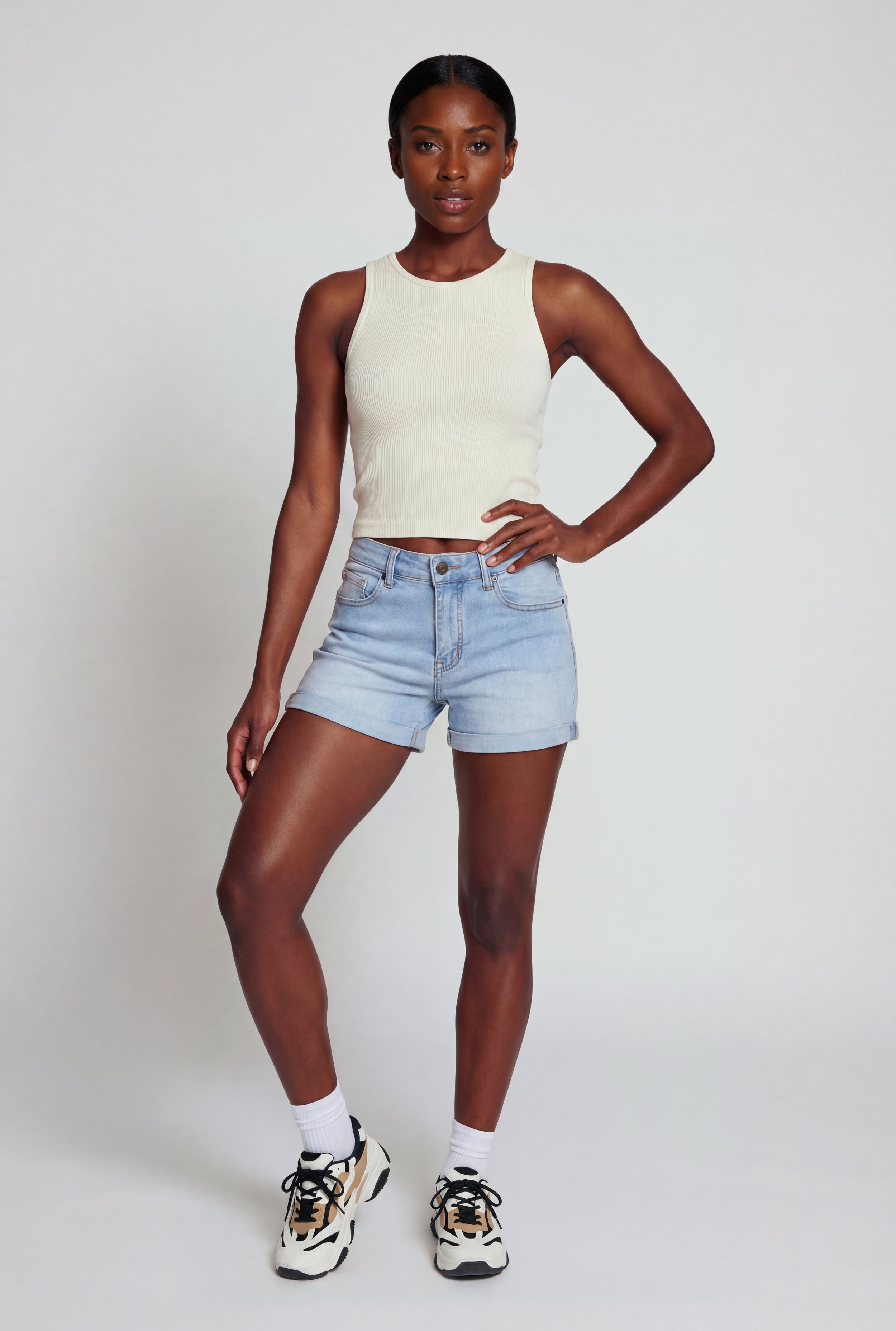 Ribbed Crop Tops For Adults | Rainbow Shops