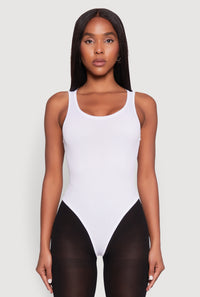 Daisy Basic Ribbed Knit Tank Bodysuit