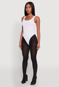 Daisy Basic Ribbed Knit Tank Bodysuit