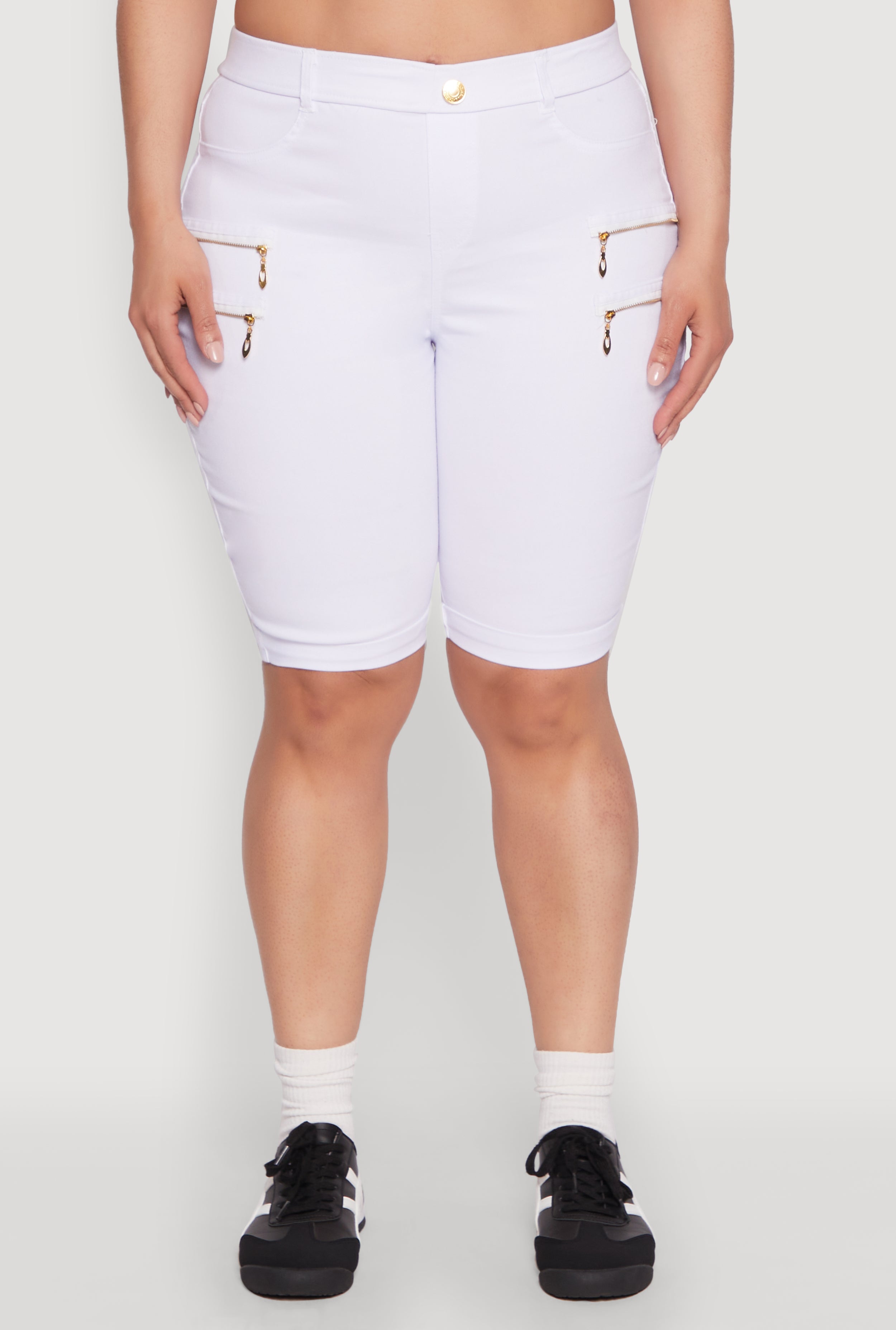 ショートパンツ SPORTMAX Women Shorts  Burmudas 2512131142600 001 WHITE Women's Performance Shorts – Paddletek Pickleball, LLC