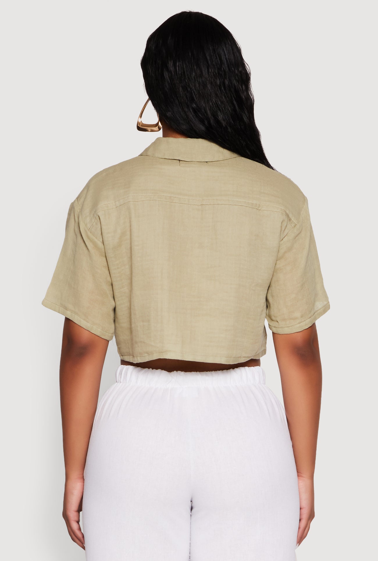 Cargo Pocket Crop Top