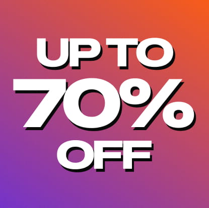 Up to 70% Off