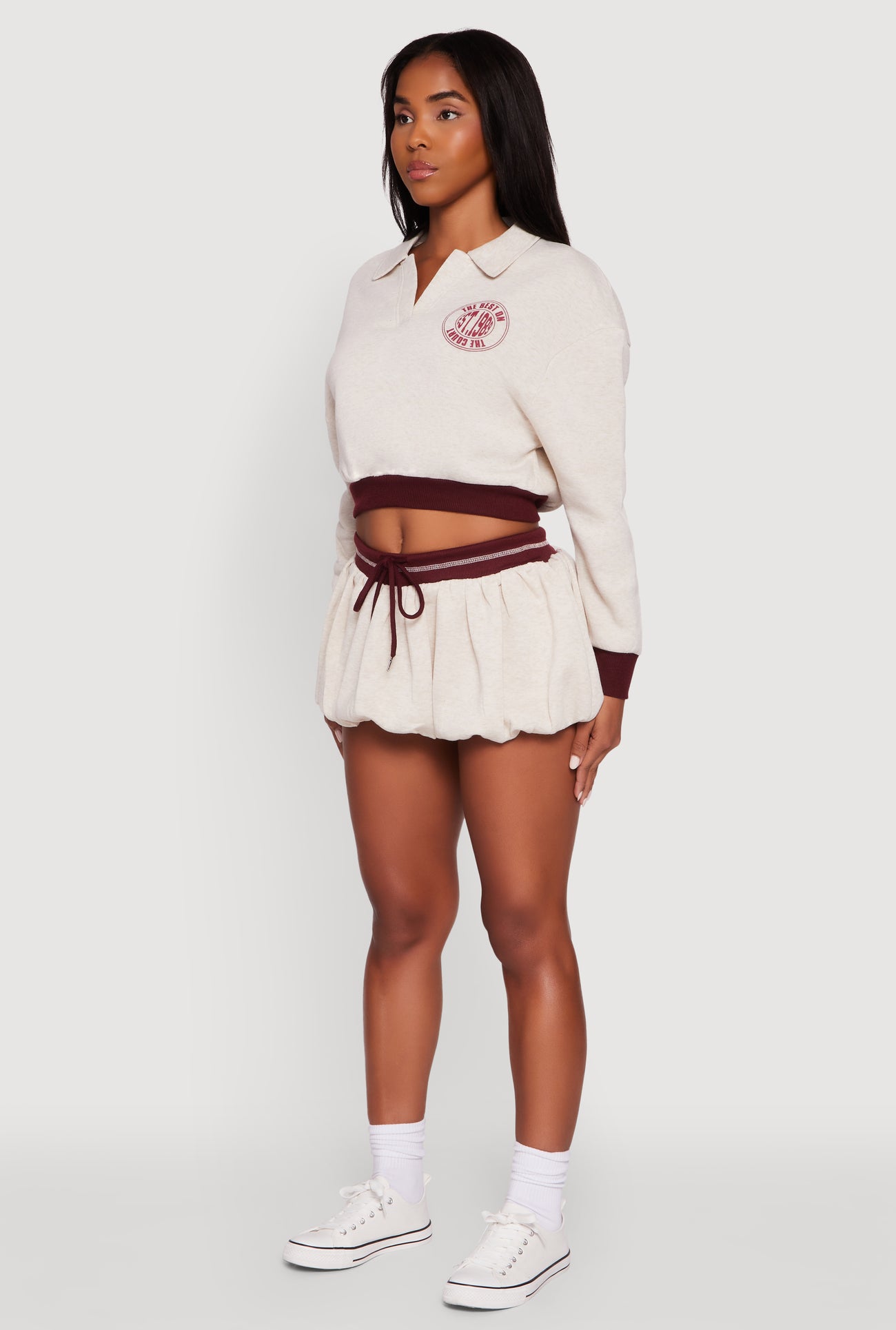 Best On The Court Graphic Cropped Sweatshirt