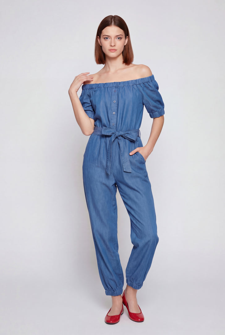 chinese dress ladies Wild Love Light Blue Floral Romper – Shop the Mint