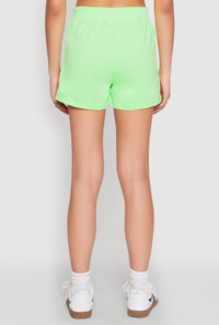 French Terry Bear Graphic Shorts