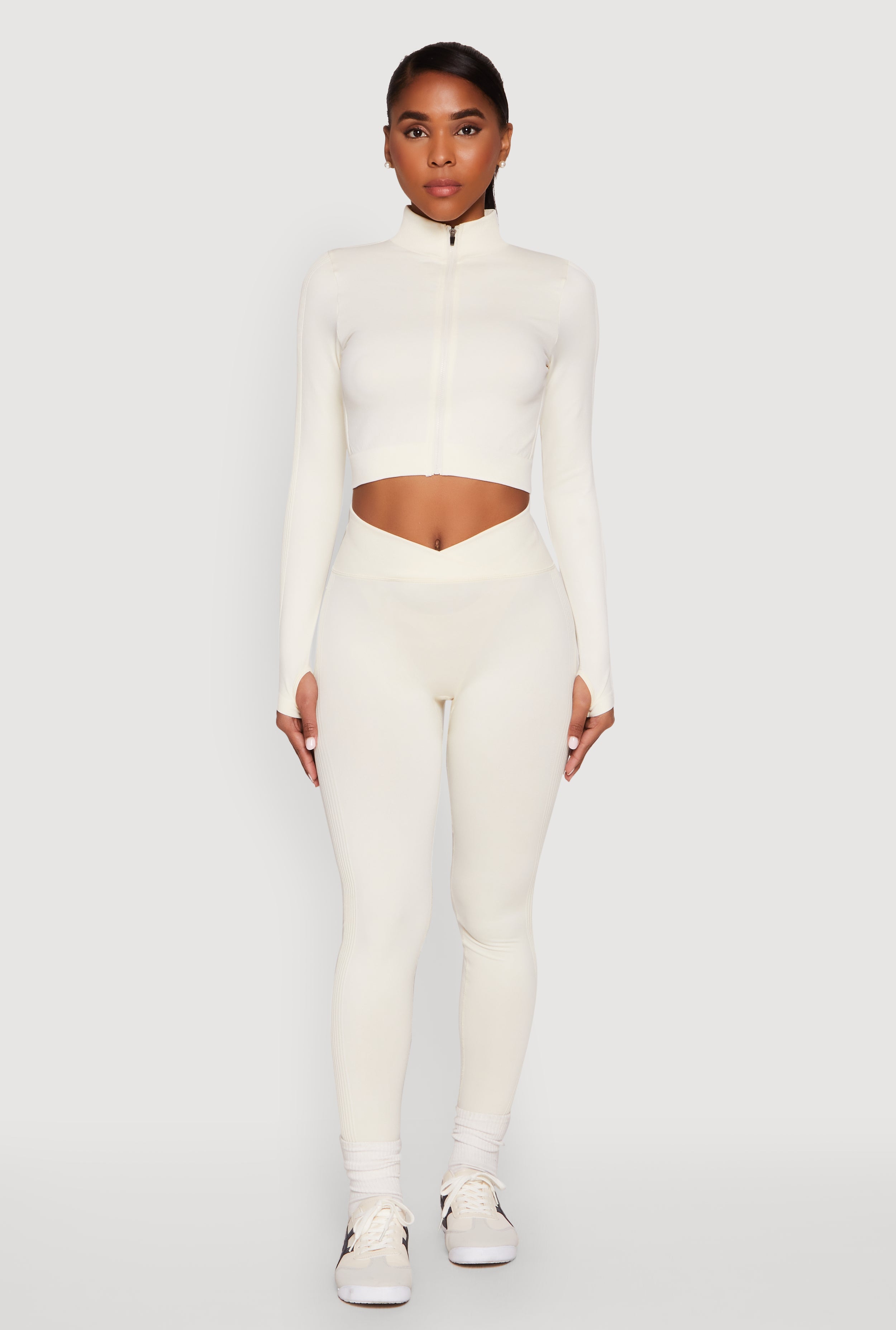 Seamless Mineral Wash Ruched High Waisted Leggings