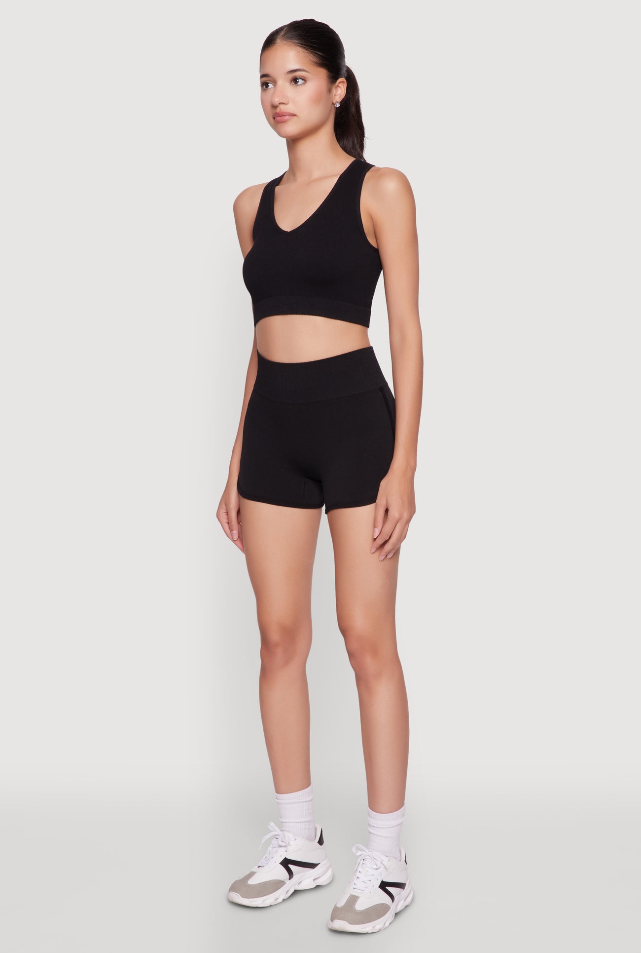 High Waisted Dolphin Shorts for Activewear