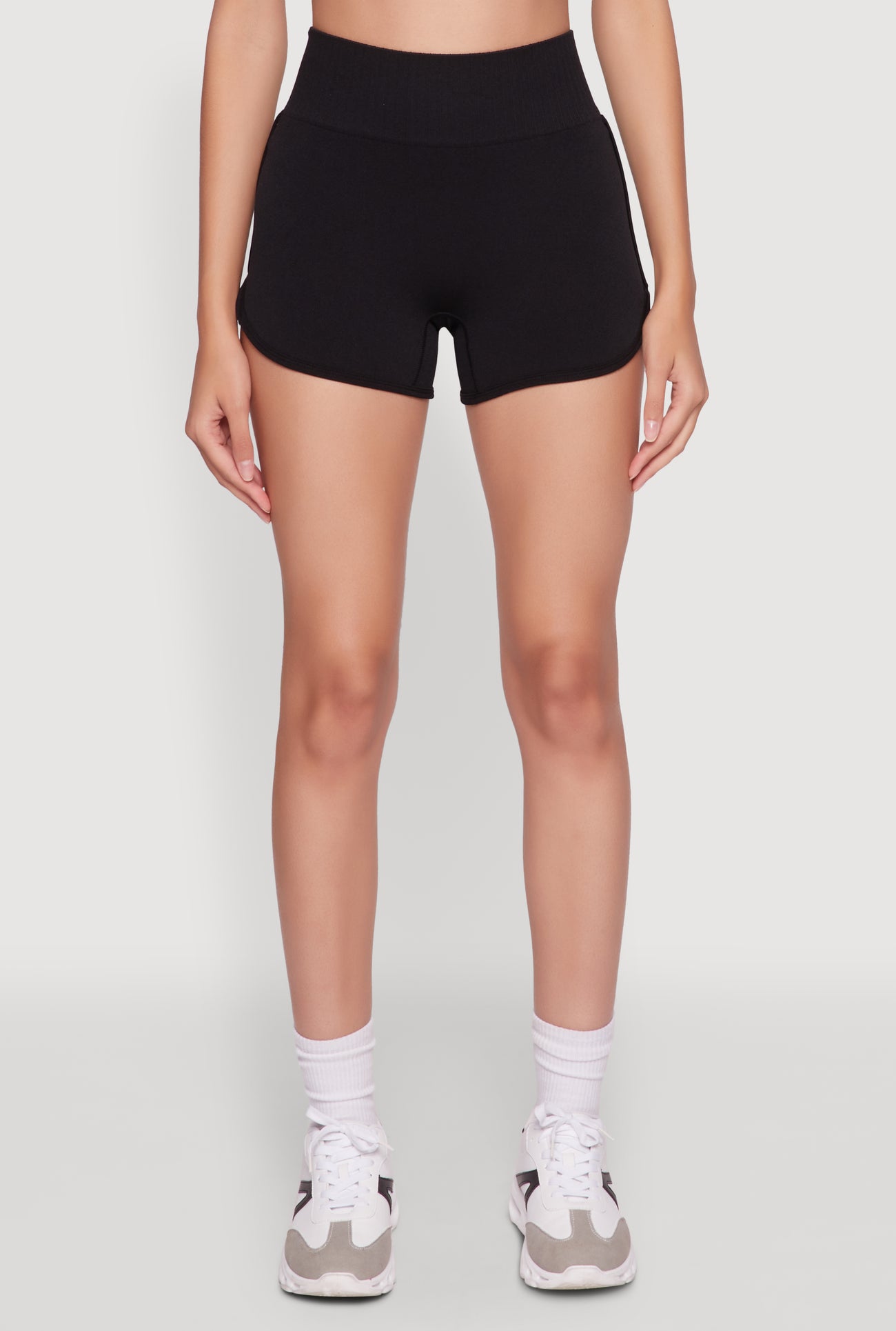 High Waisted Dolphin Shorts for Activewear