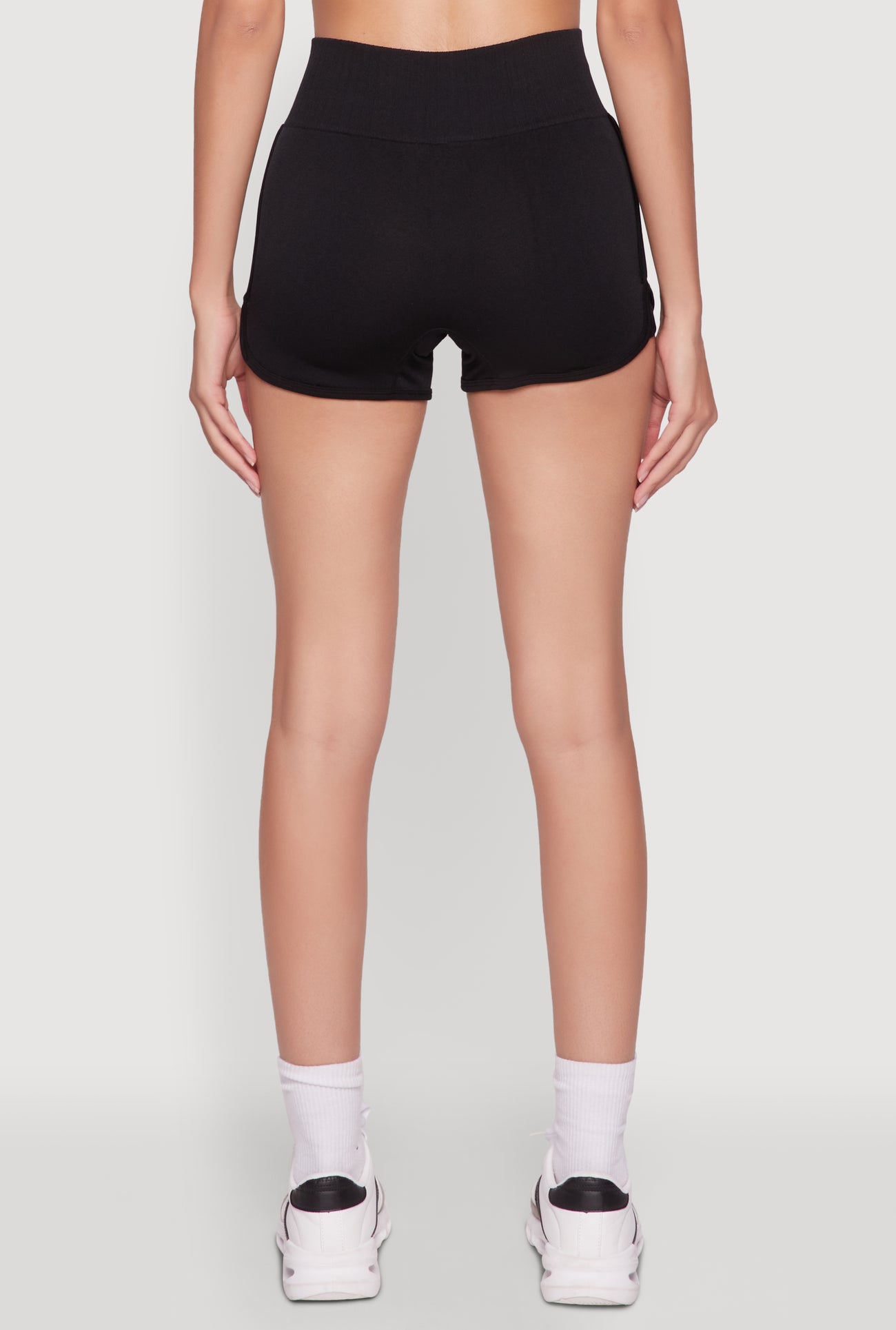 High Waisted Dolphin Shorts for Activewear