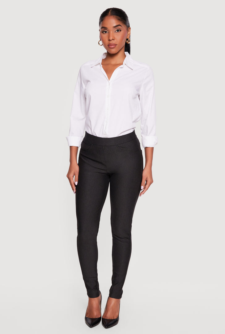 women's grey skinny dress pants Freedom Flex Slim Straight Leg Dress Pants for Tall Women in Slate 14 / Extra Tall / Slate