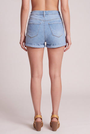 WAX Button Up Denim Shorts