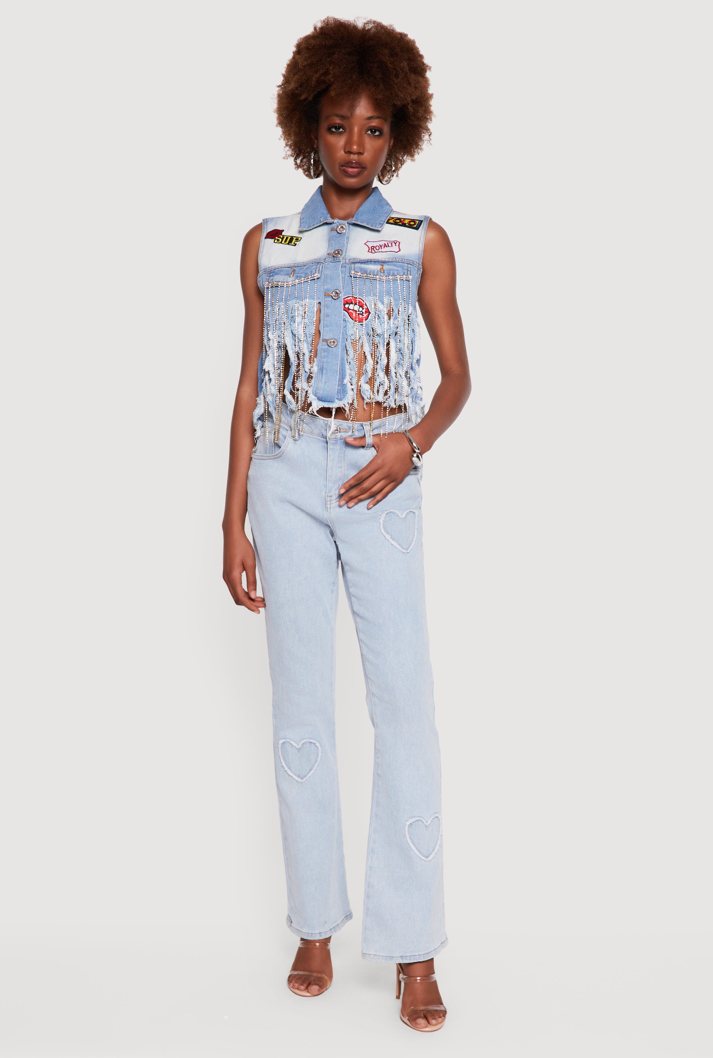 Denim Vests For Adults | Rainbow Shops