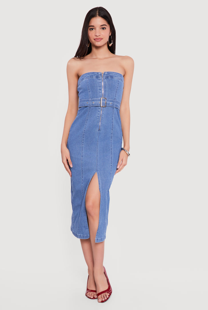 rainbow shops denim dresses Denim Dresses | Everyday Low Prices