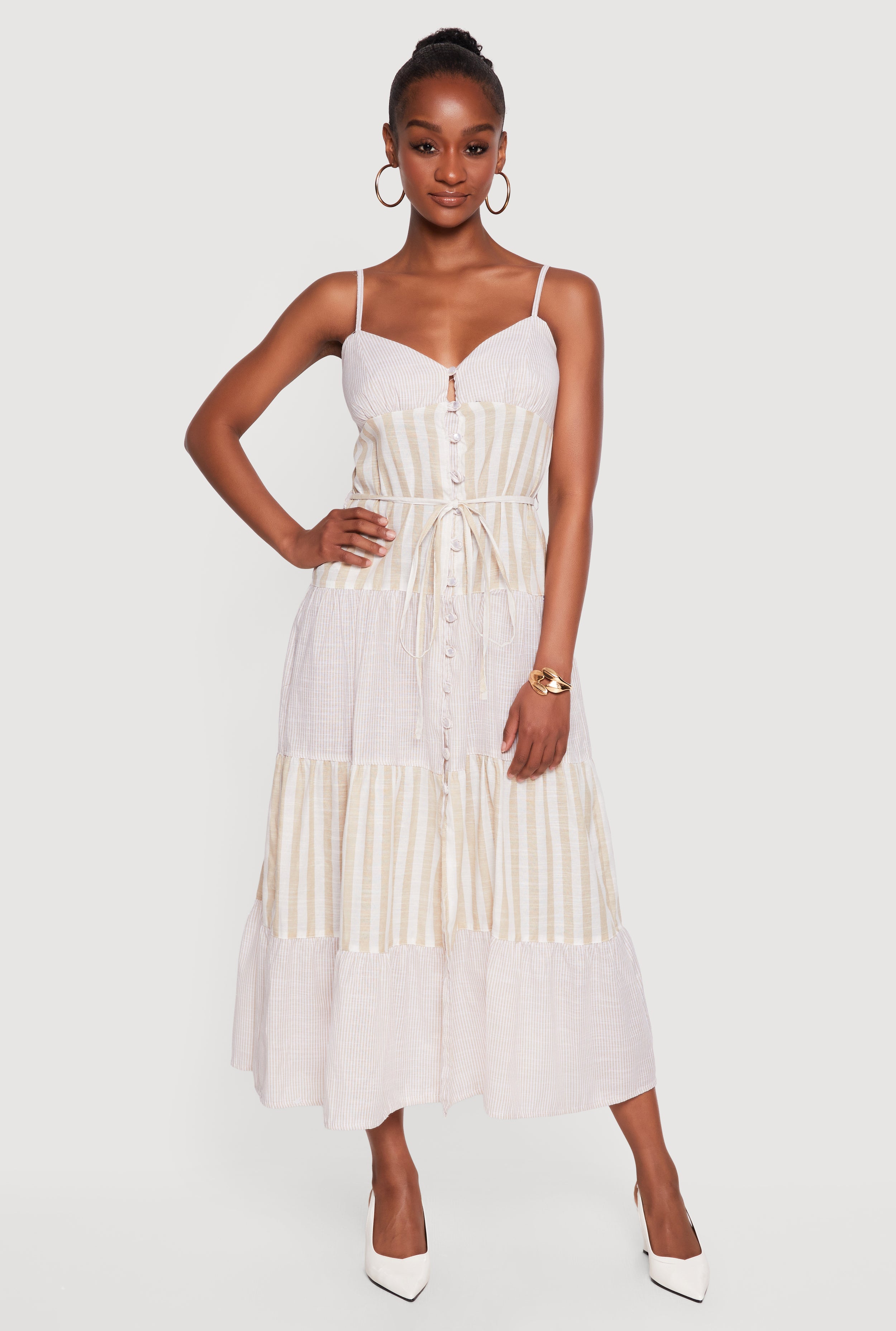 Striped Maxi Dress | Rainbow Shops
