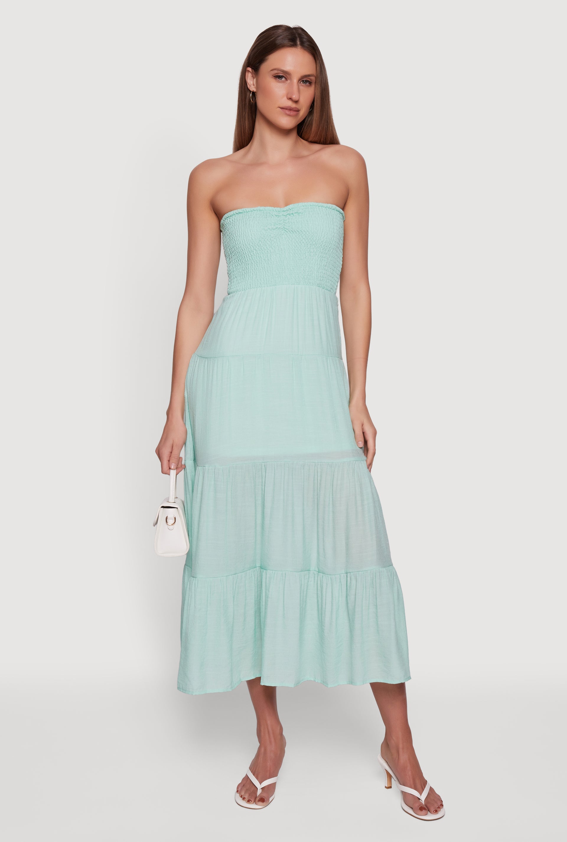 cargo tube maxi dress Summer Maxi Dresses for Women 2026 Strapless Ruched Tube Dress with Scarf  Beach Vacation Spring Wedding Guest Dress Pockets (US, Alpha, Small,  Regular, Regular, Black) at Amazon Women's Clothing store