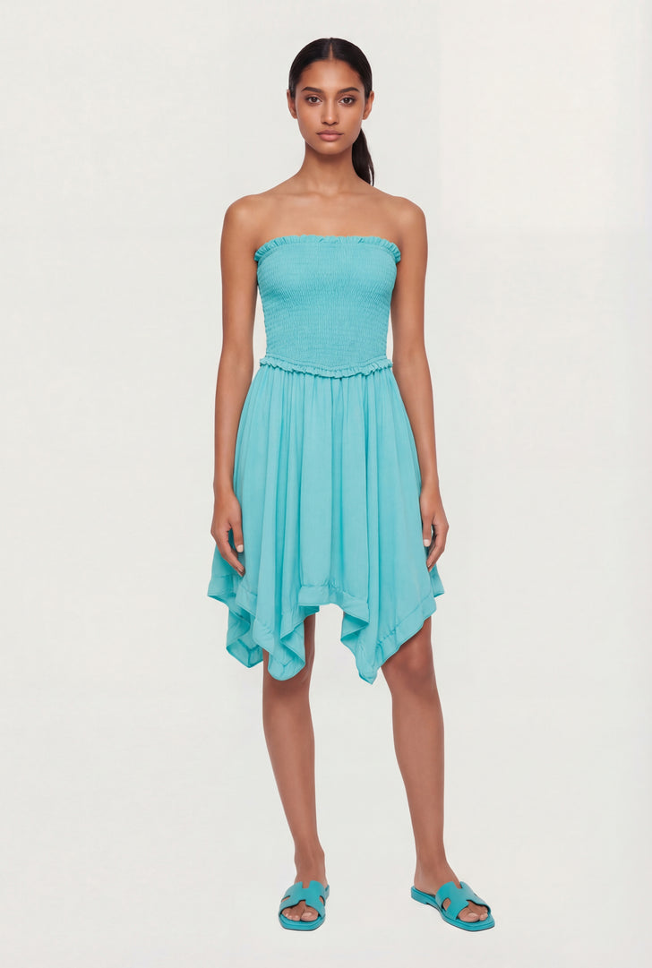 Handkerchief Midi Dress | Rainbow Shops Handkerchief Midi Dress | Rainbow Shops