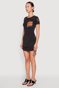 Mineral Wash New York Concrete Jungle Graphic Dress